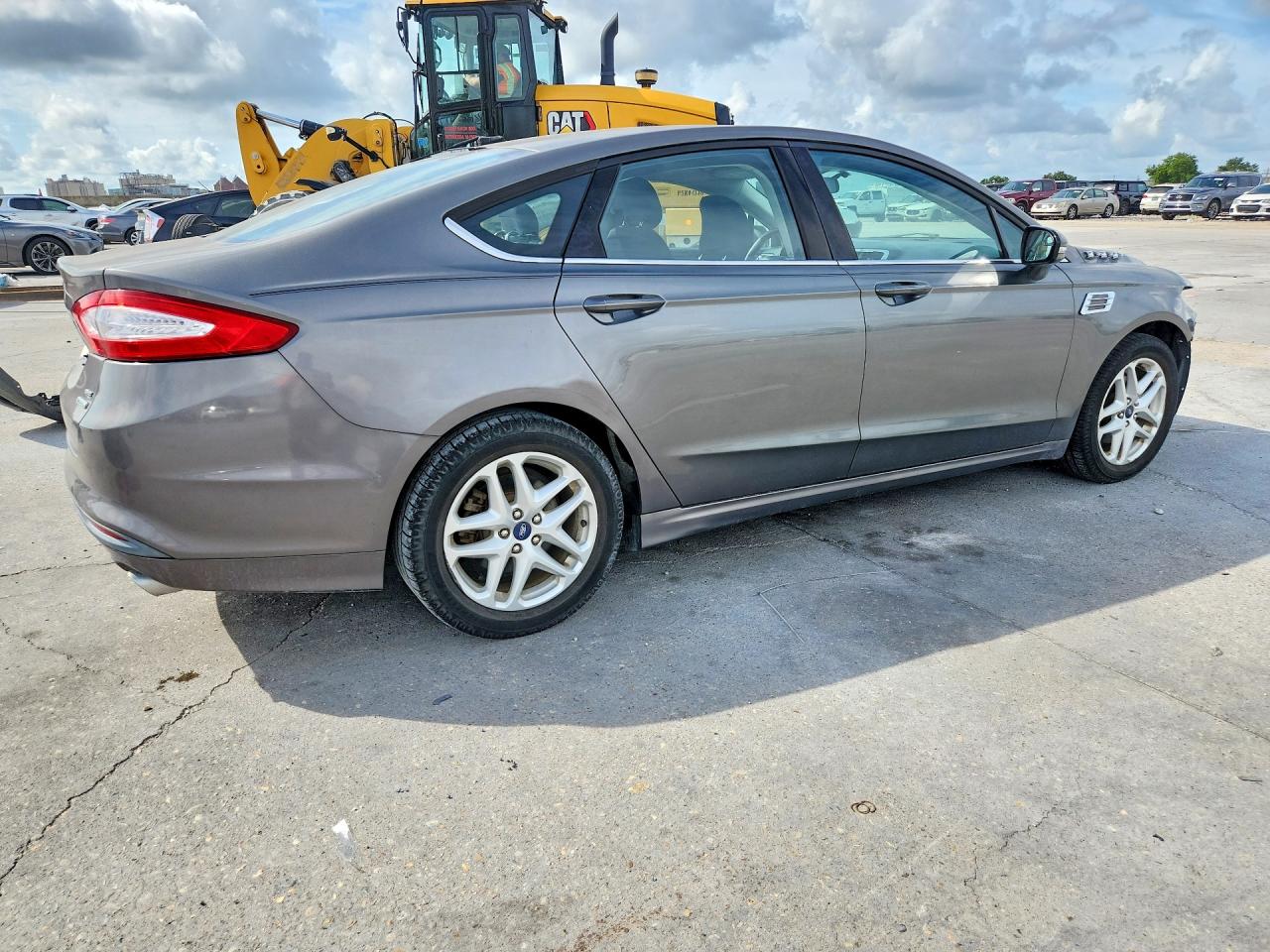2013 Ford Fusion Se Gray vin: 3FA6P0HR8DR375767