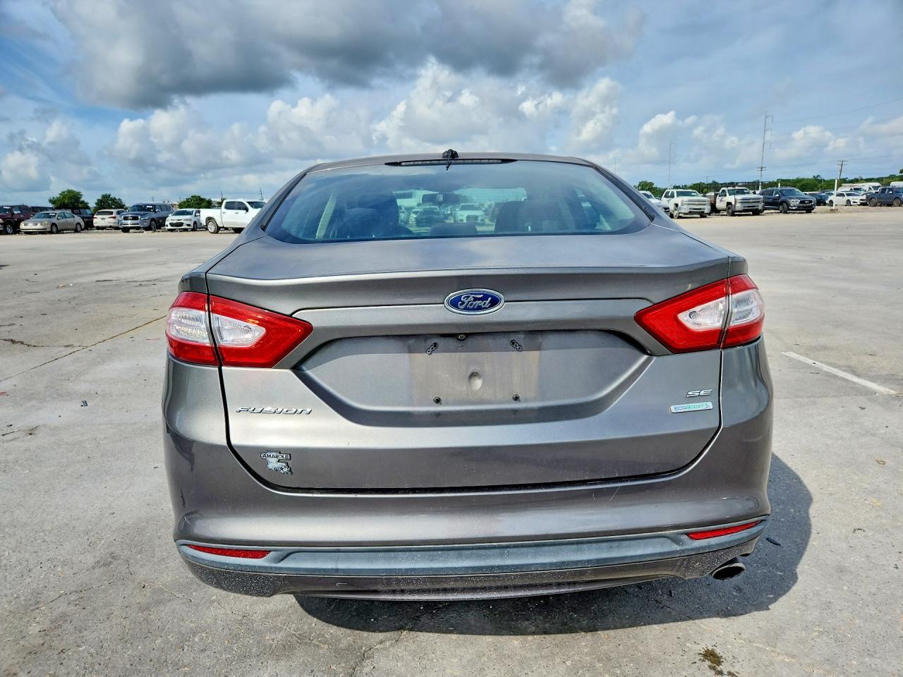 2013 Ford Fusion Se Gray vin: 3FA6P0HR8DR375767