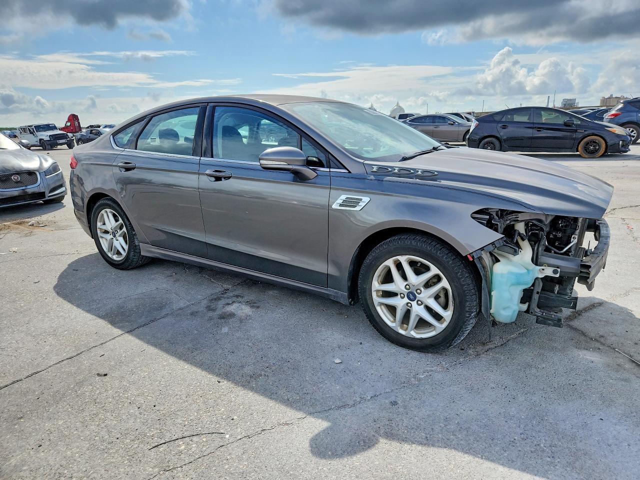 2013 Ford Fusion Se Gray vin: 3FA6P0HR8DR375767