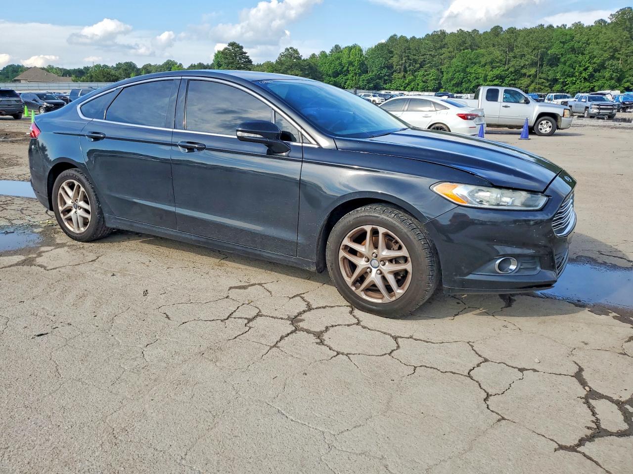 2013 Ford Fusion Se Black vin: 3FA6P0HR9DR116348