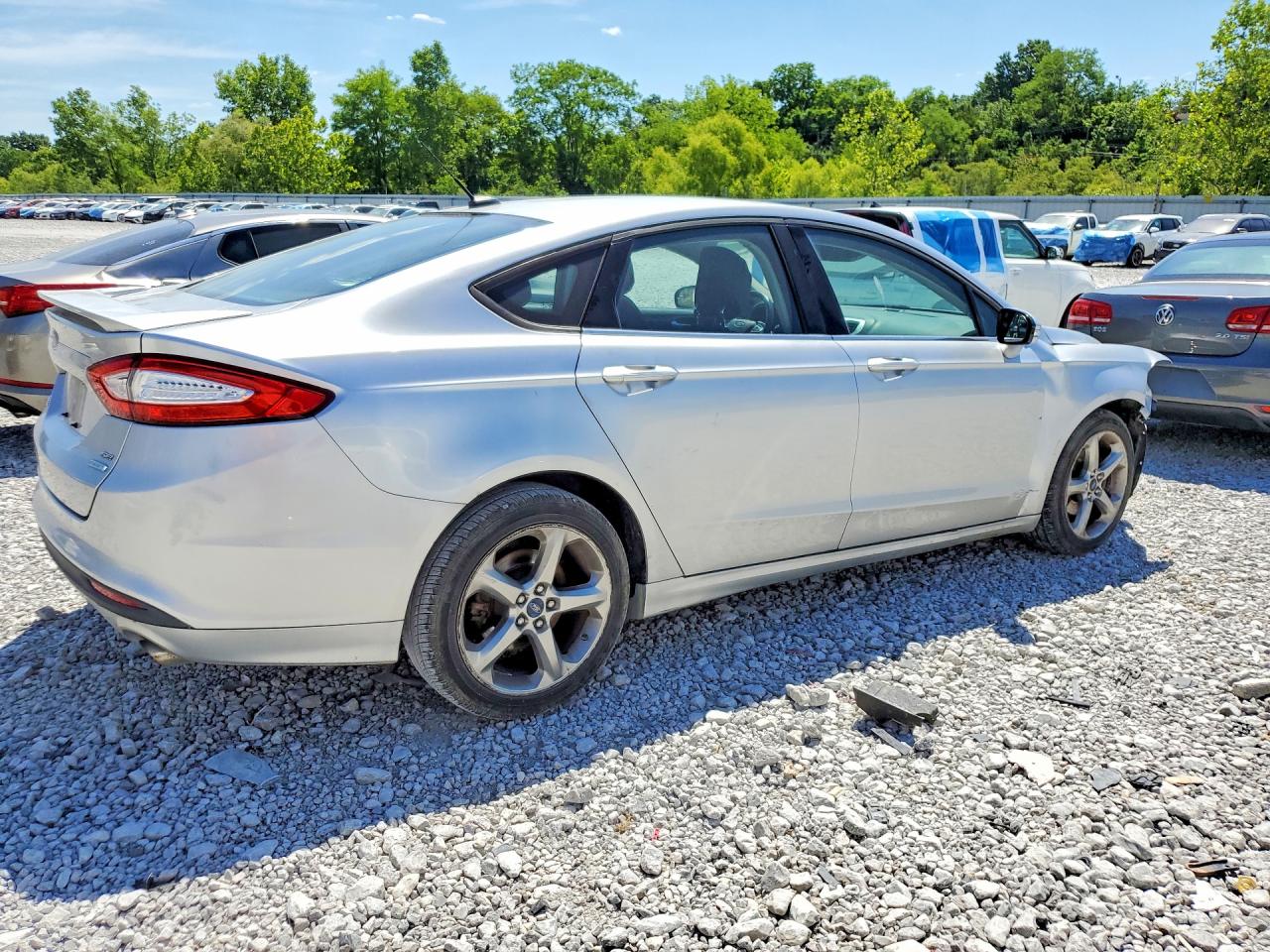 2013 Ford Fusion Se Silver vin: 3FA6P0HR9DR131951