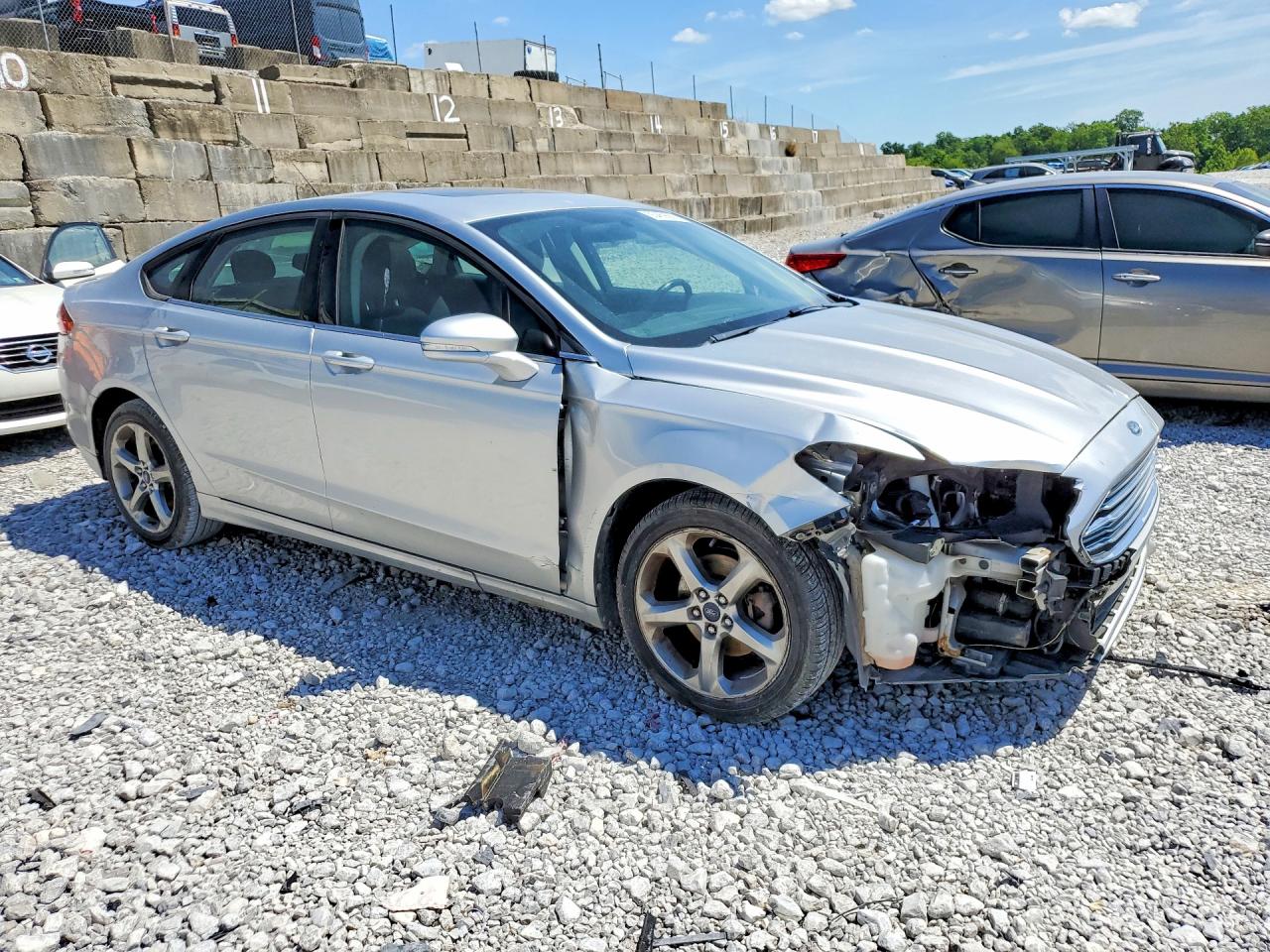 2013 Ford Fusion Se Silver vin: 3FA6P0HR9DR131951