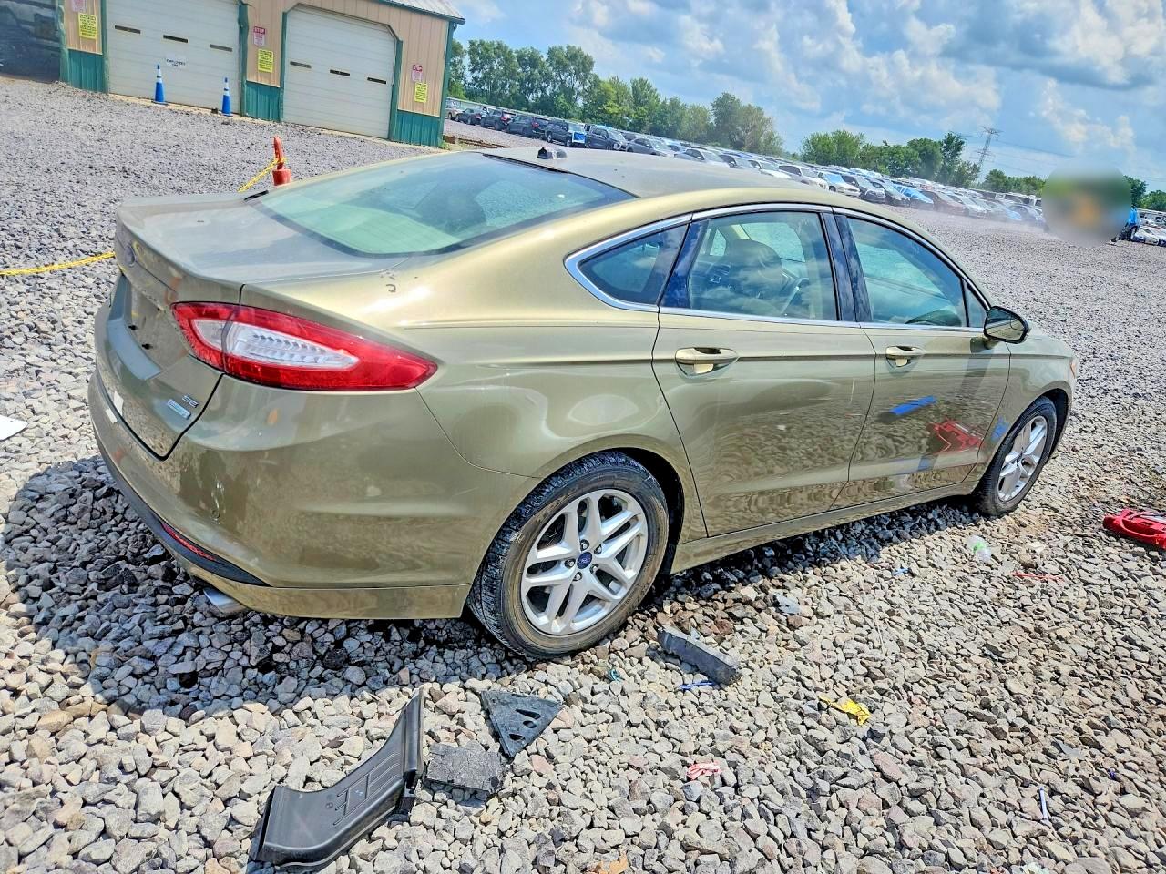 2013 Ford Fusion Se Green vin: 3FA6P0HR9DR132744