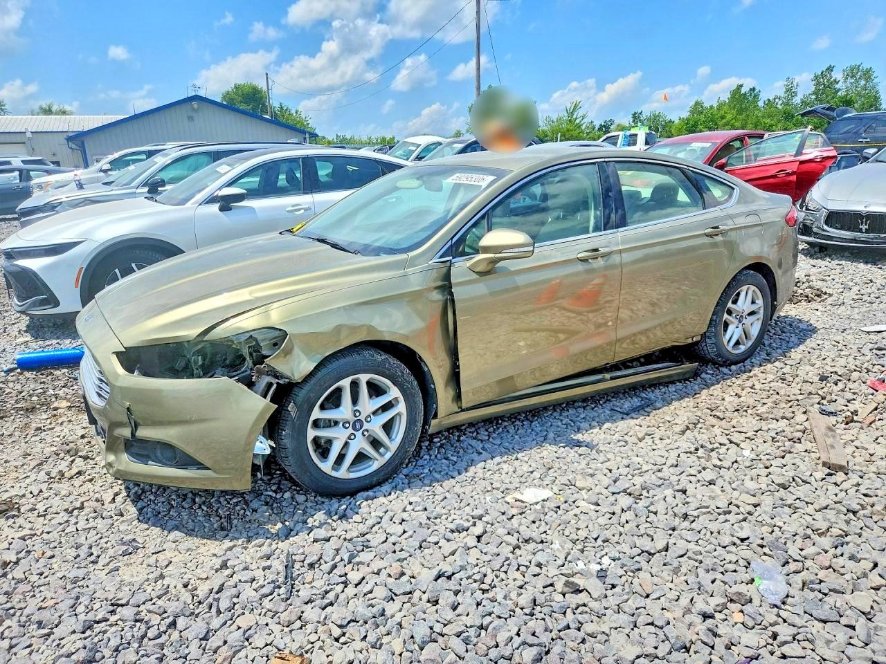 2013 Ford Fusion Se Green vin: 3FA6P0HR9DR132744