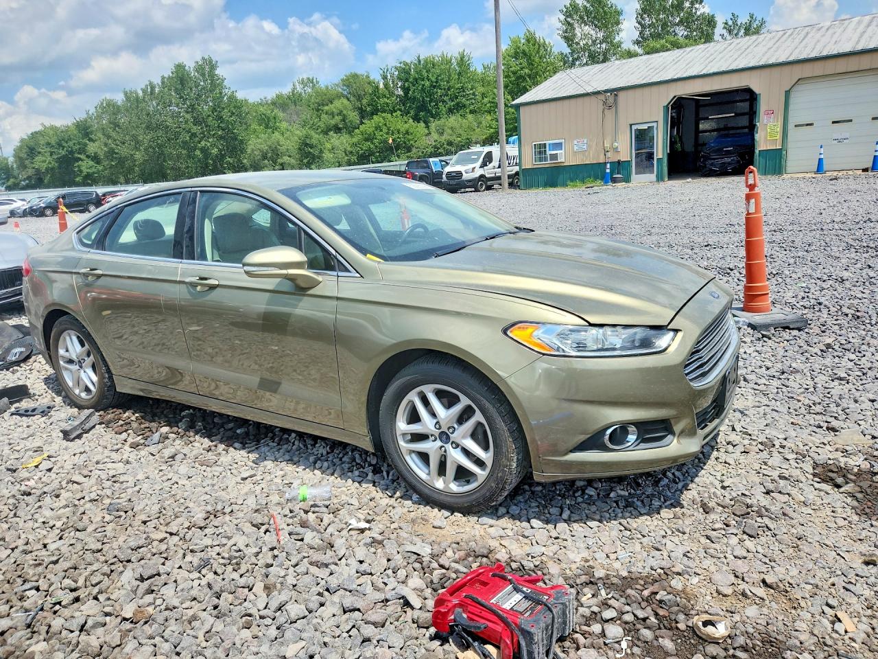 2013 Ford Fusion Se Green vin: 3FA6P0HR9DR132744