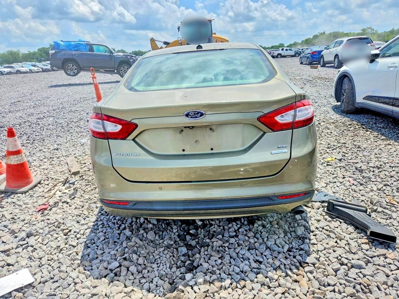 2013 Ford Fusion Se Green vin: 3FA6P0HR9DR132744