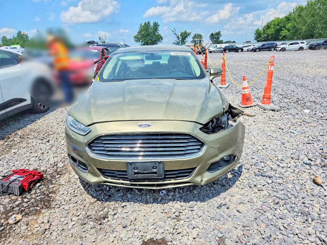 2013 Ford Fusion Se Green vin: 3FA6P0HR9DR132744