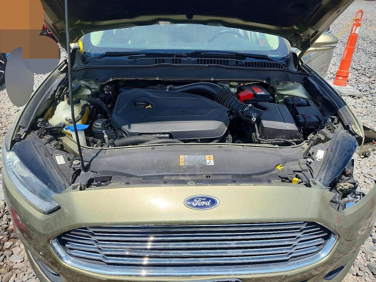 2013 Ford Fusion Se Green vin: 3FA6P0HR9DR132744