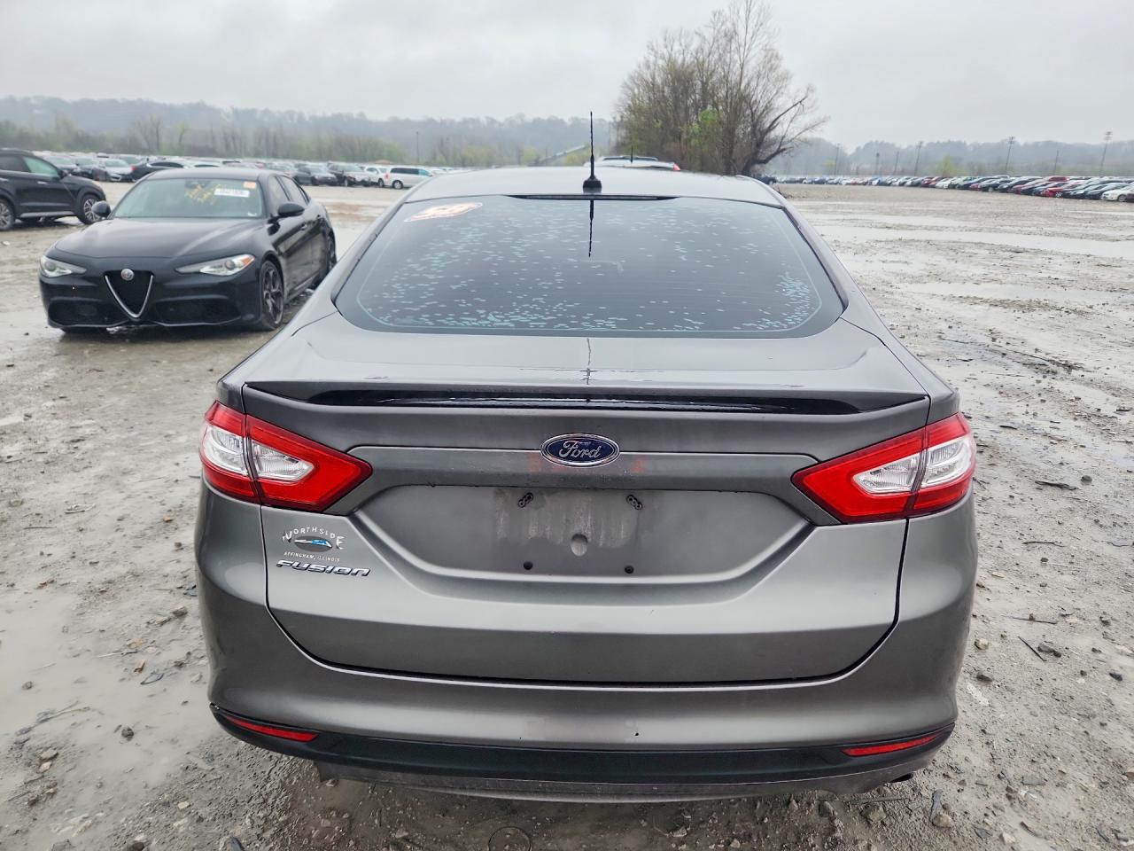 2013 Ford Fusion Se Gray vin: 3FA6P0HR9DR133439