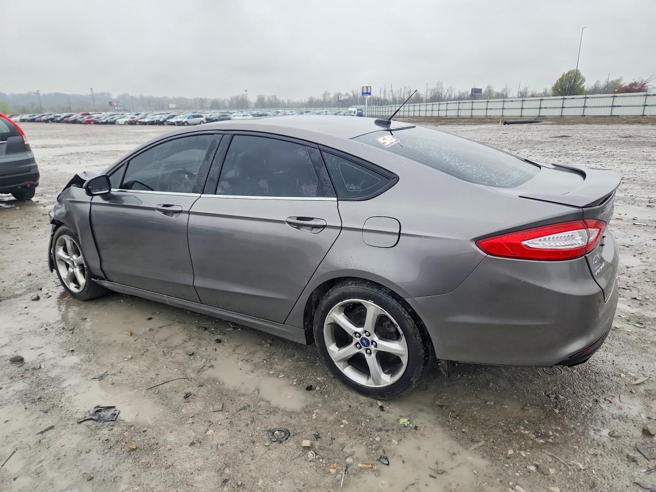 2013 Ford Fusion Se Gray vin: 3FA6P0HR9DR133439