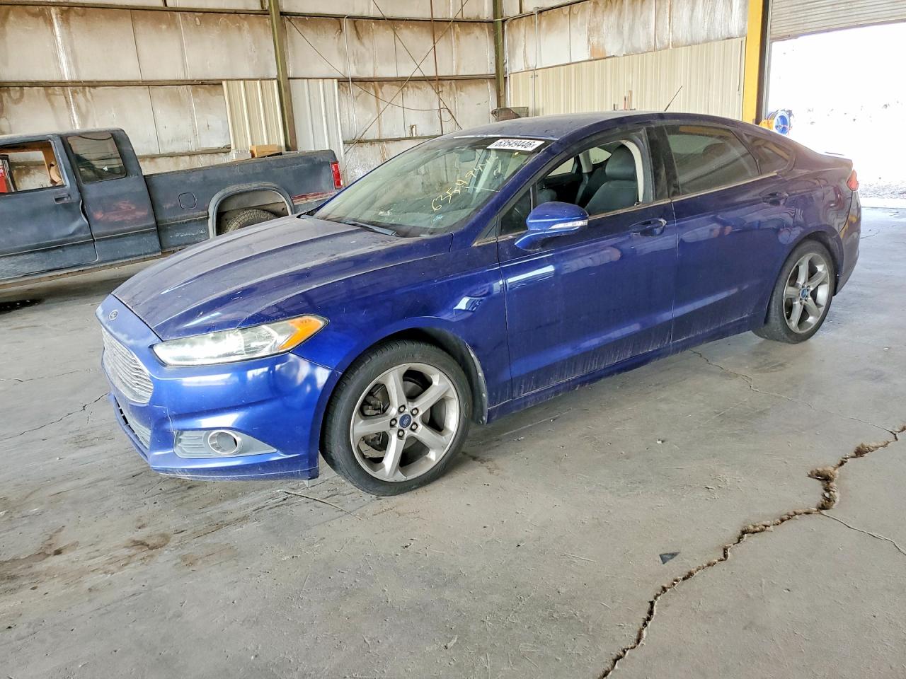 2013 Ford Fusion Se Blue vin: 3FA6P0HR9DR134137