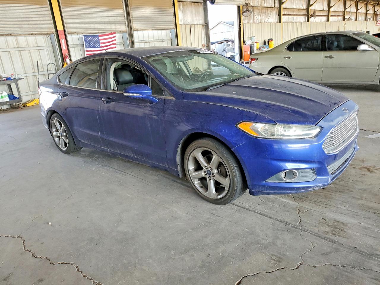 2013 Ford Fusion Se Синий vin: 3FA6P0HR9DR134137