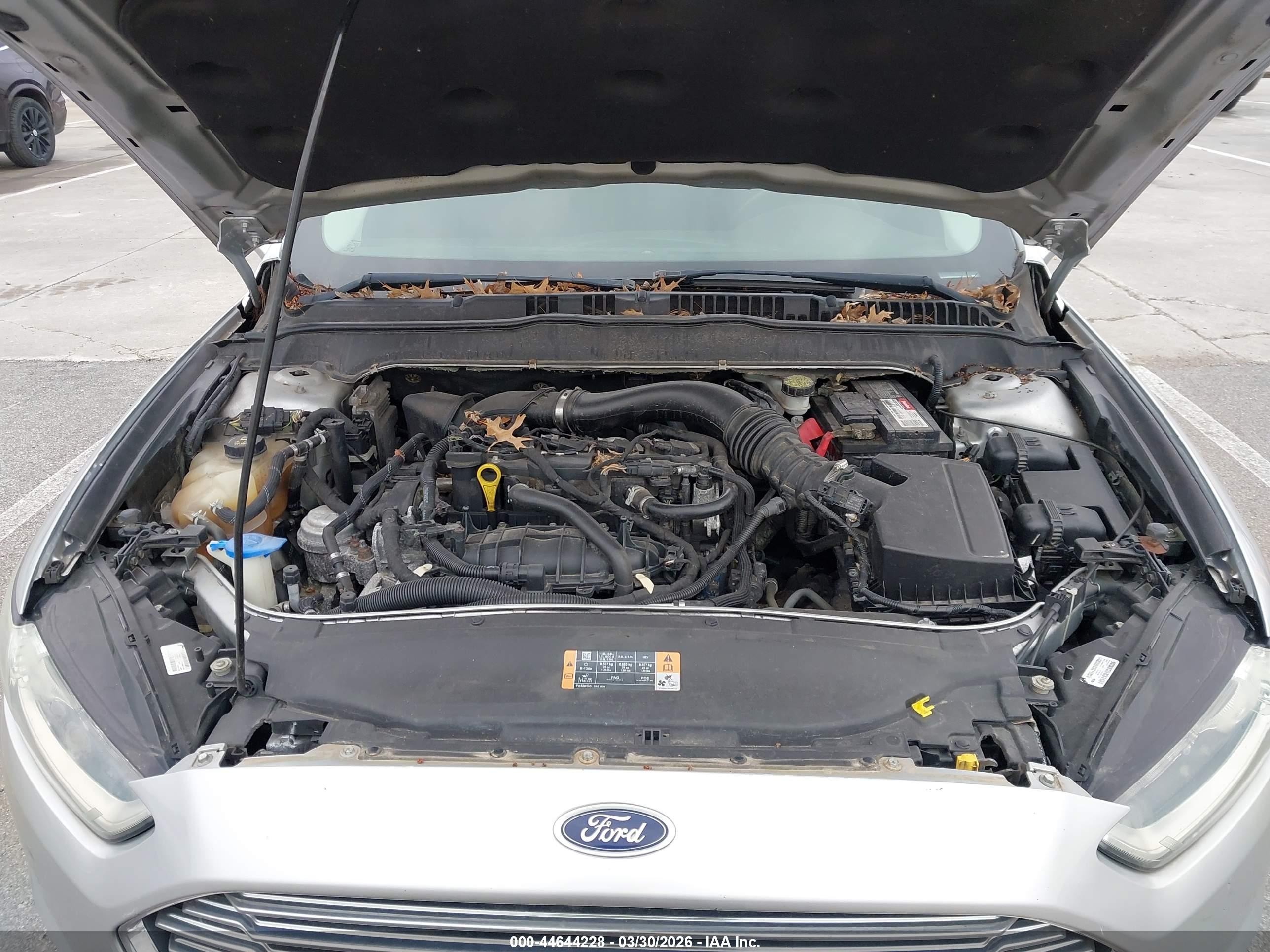 2013 Ford Fusion Se Silver vin: 3FA6P0HR9DR164836