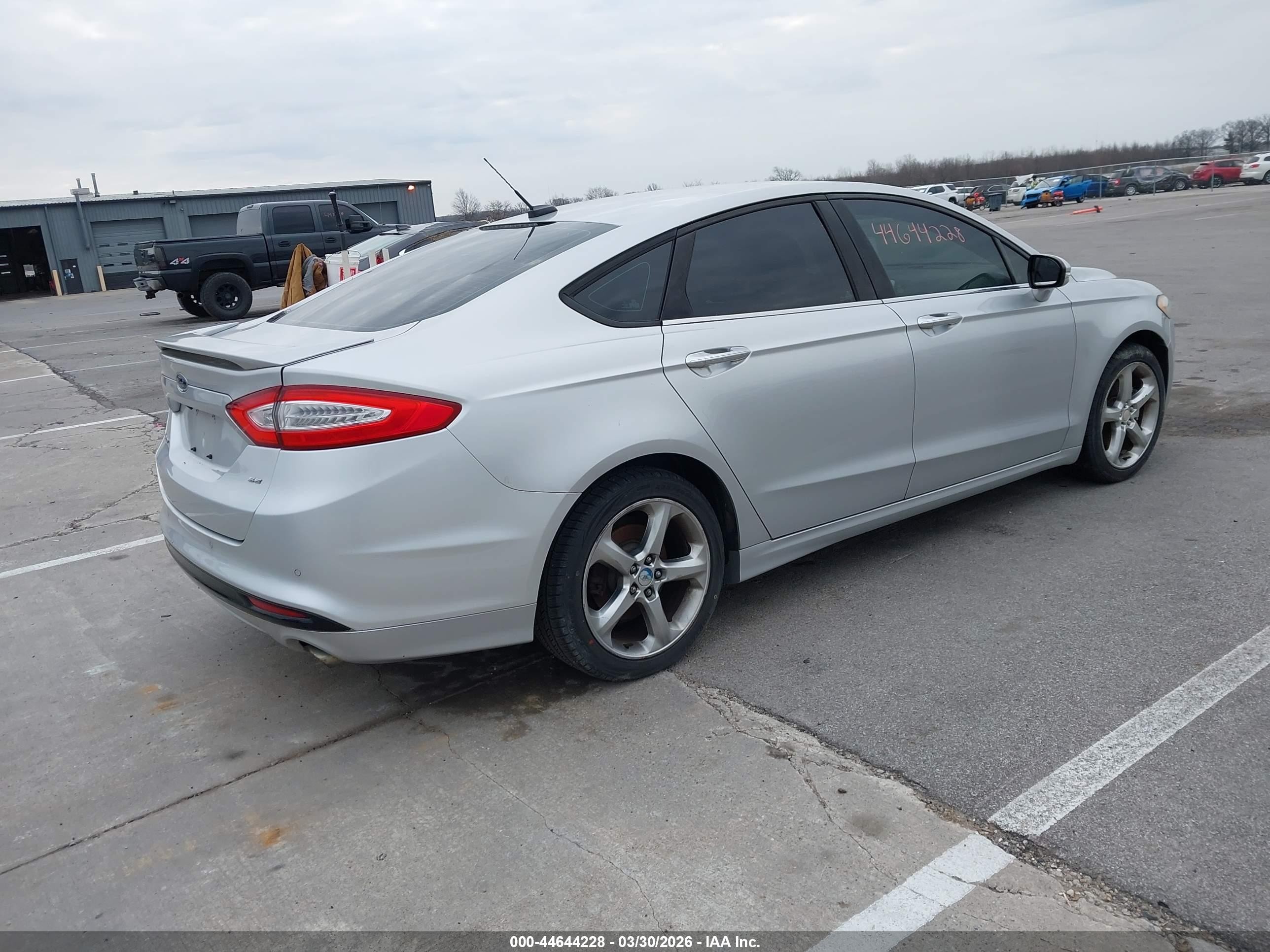 2013 Ford Fusion Se Silver vin: 3FA6P0HR9DR164836