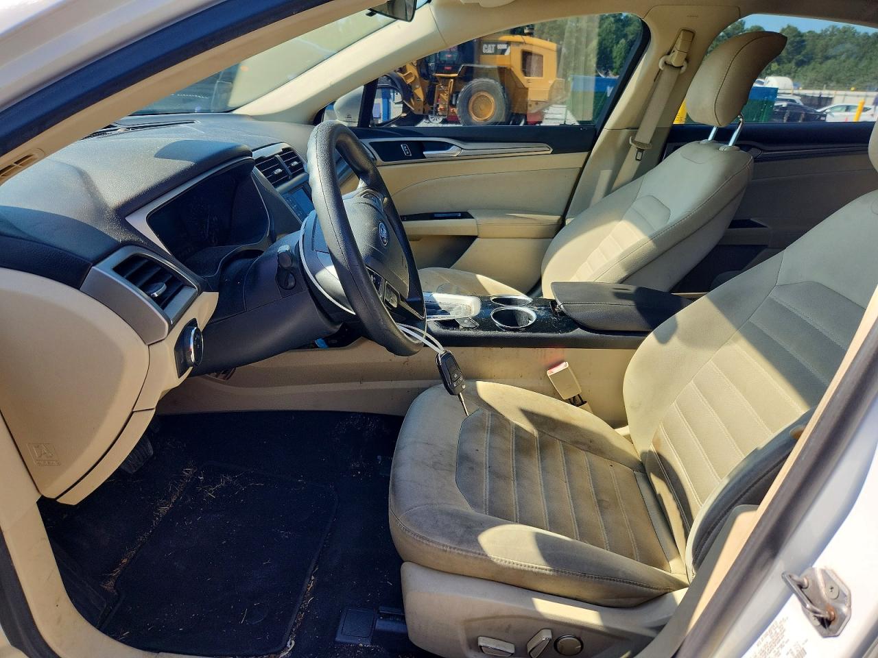 2013 Ford Fusion Se White vin: 3FA6P0HR9DR165582