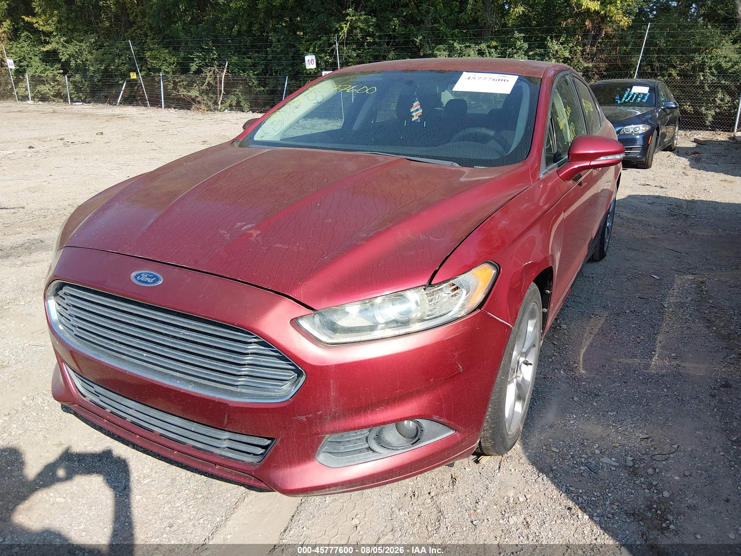 2013 Ford Fusion Se Red vin: 3FA6P0HR9DR174699