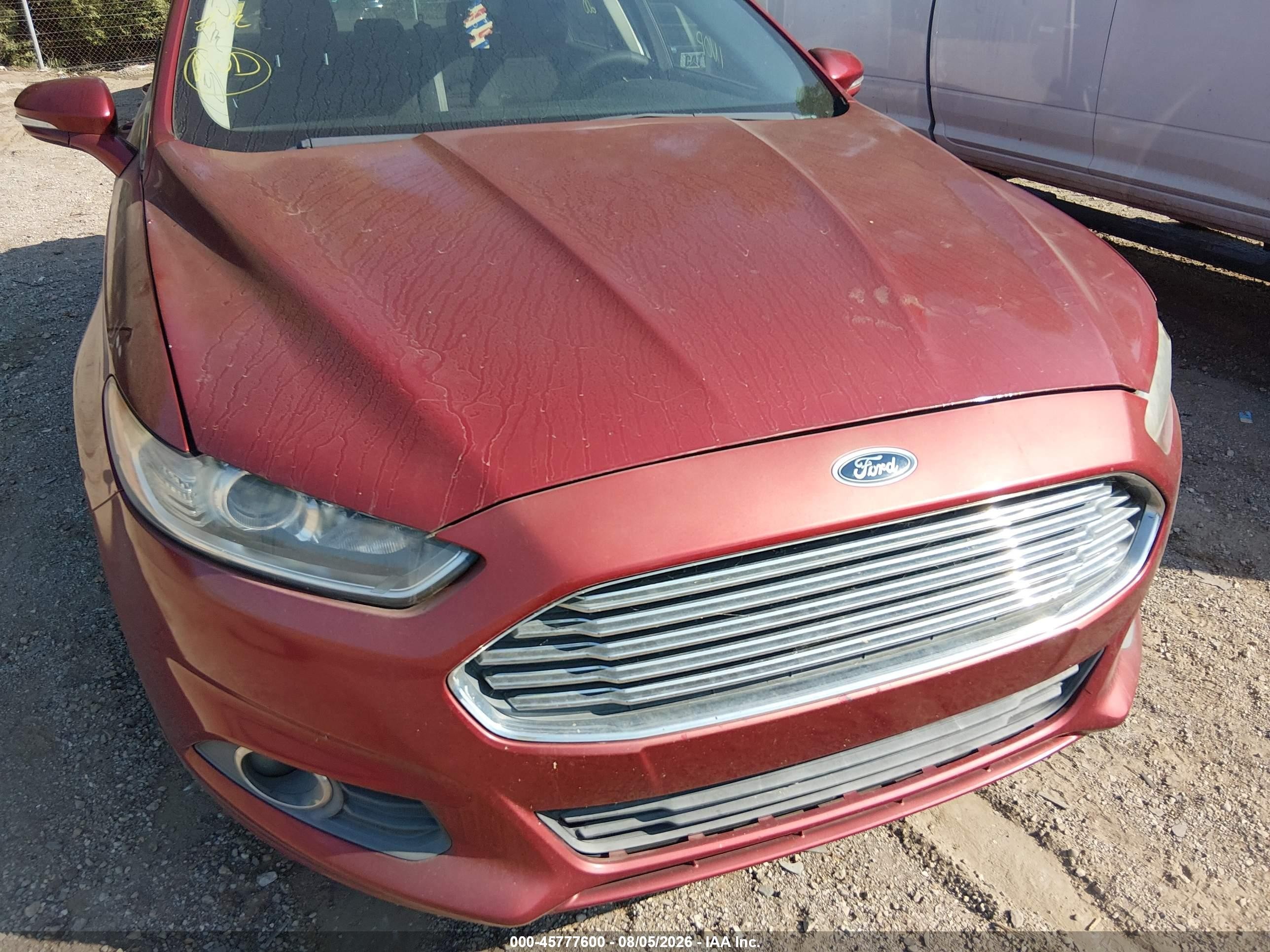 2013 Ford Fusion Se Red vin: 3FA6P0HR9DR174699