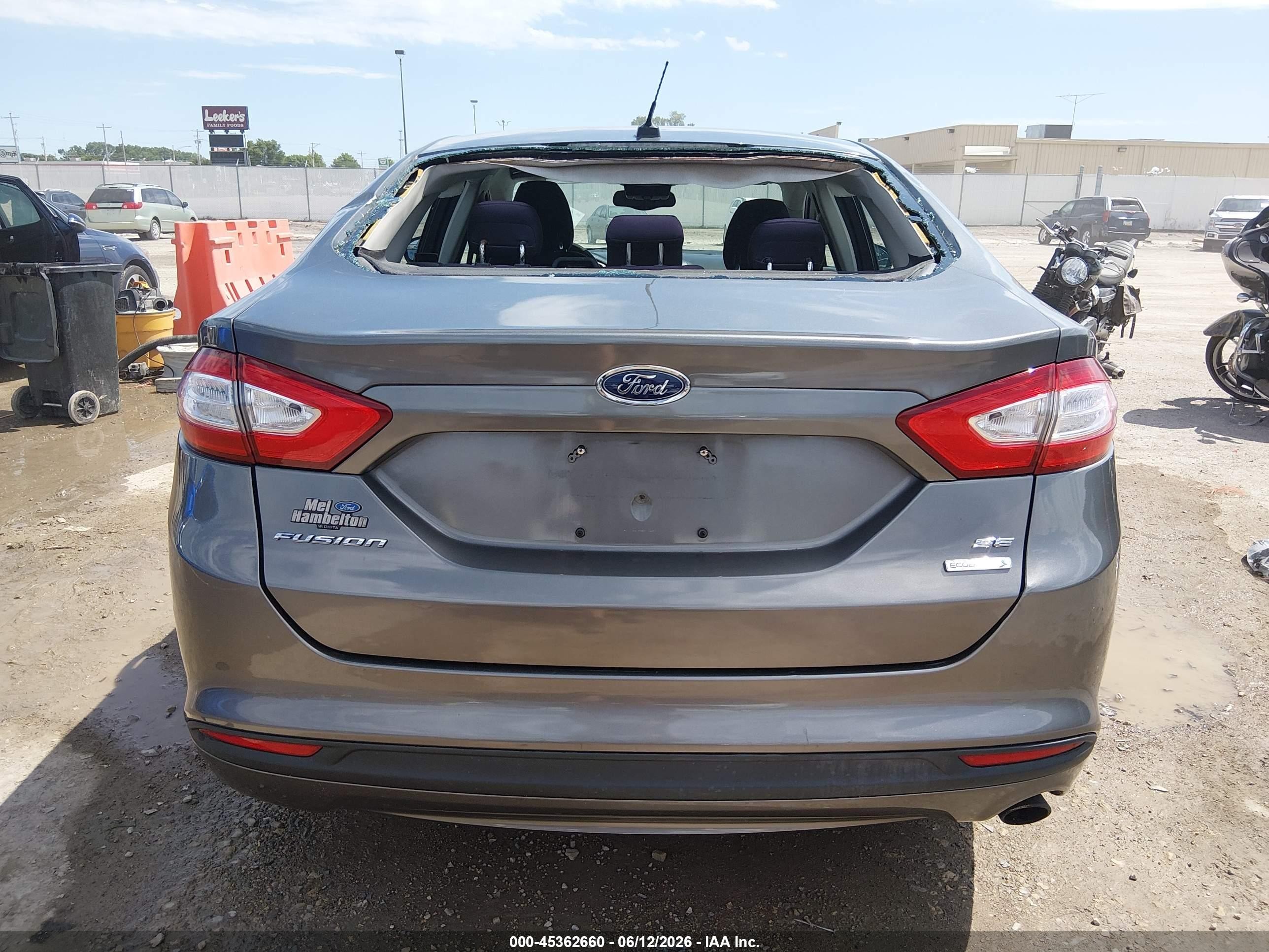 2013 Ford Fusion Se Gray vin: 3FA6P0HR9DR247683