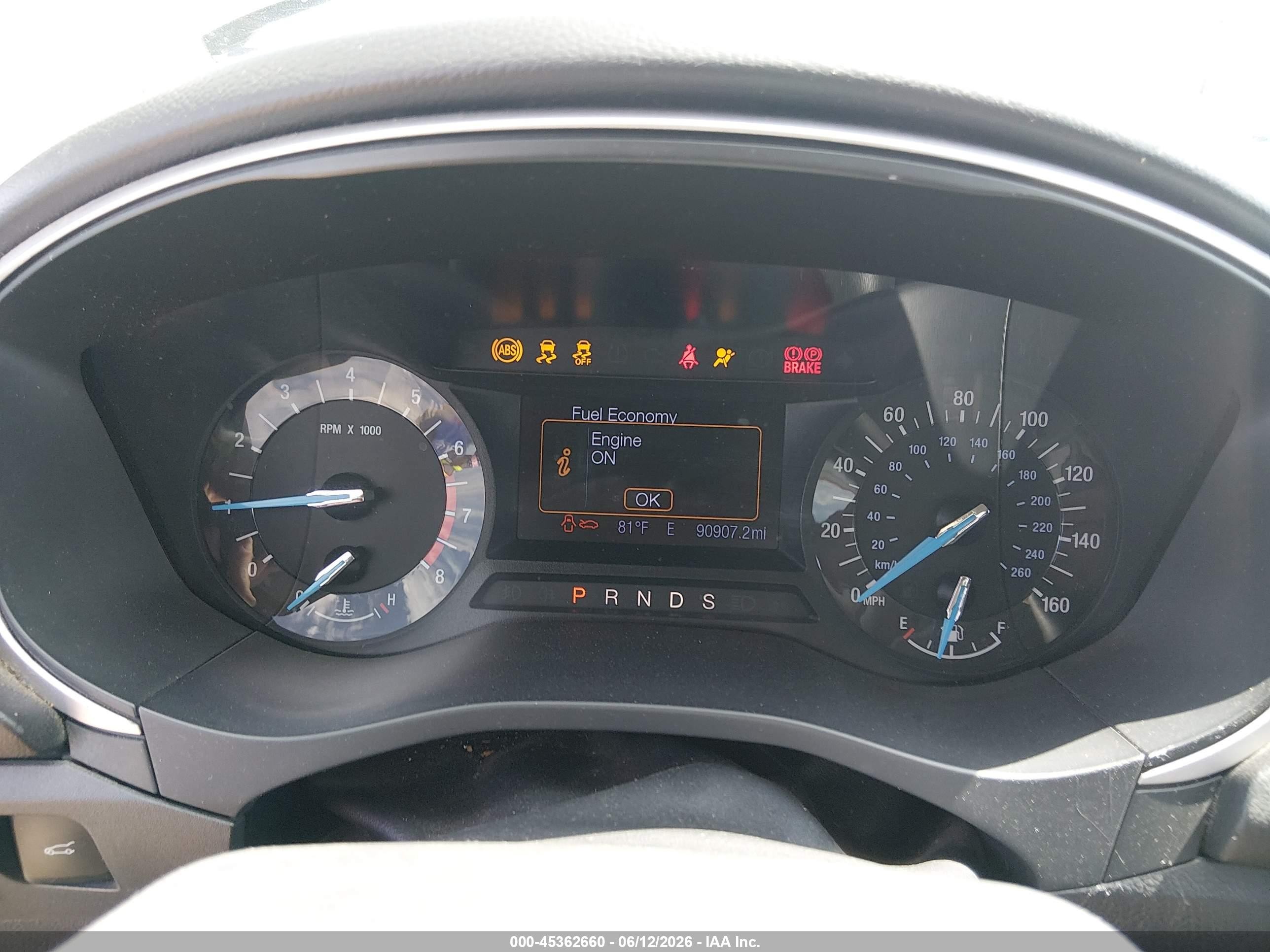 2013 Ford Fusion Se Gray vin: 3FA6P0HR9DR247683