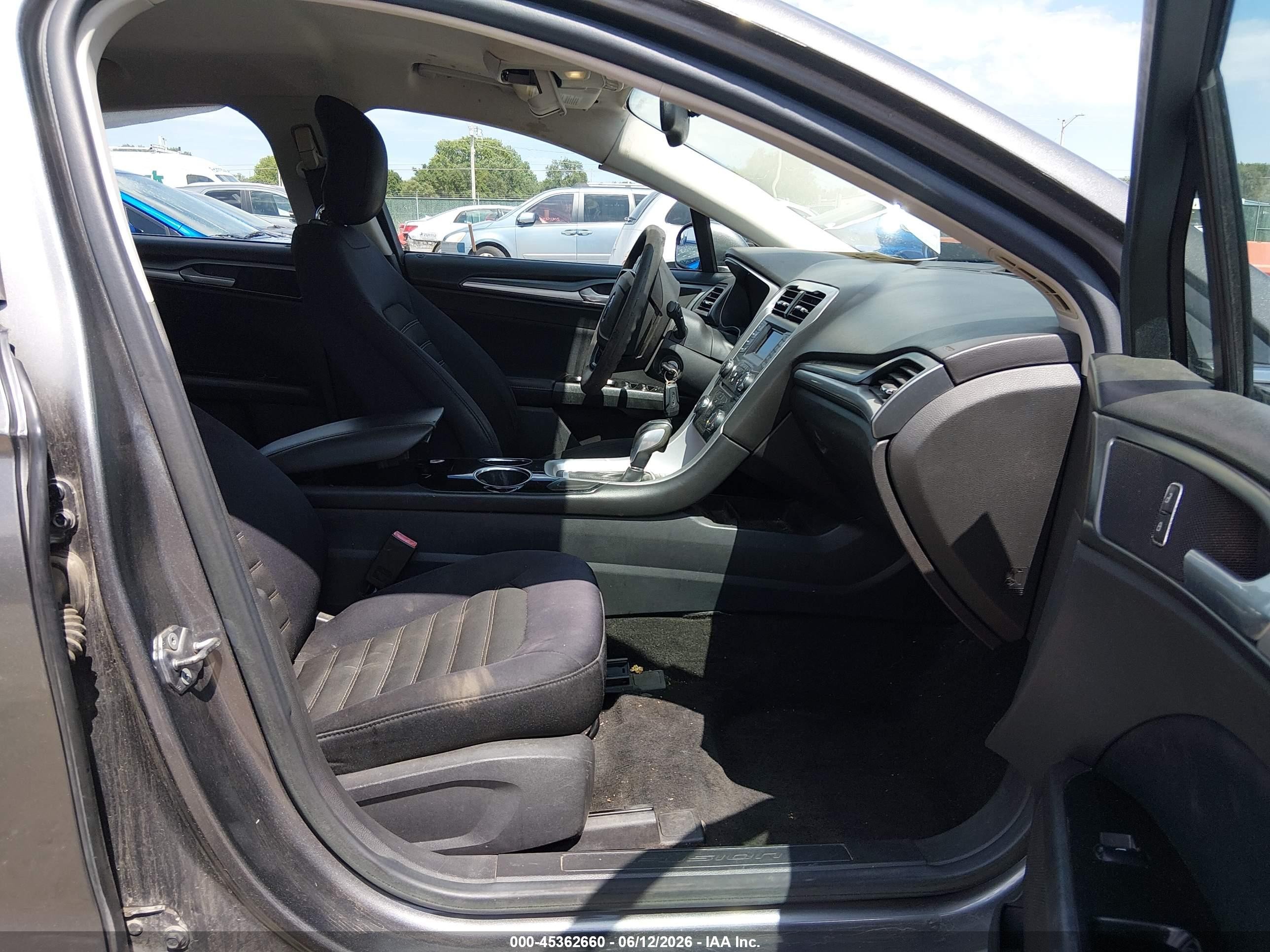 2013 Ford Fusion Se Gray vin: 3FA6P0HR9DR247683