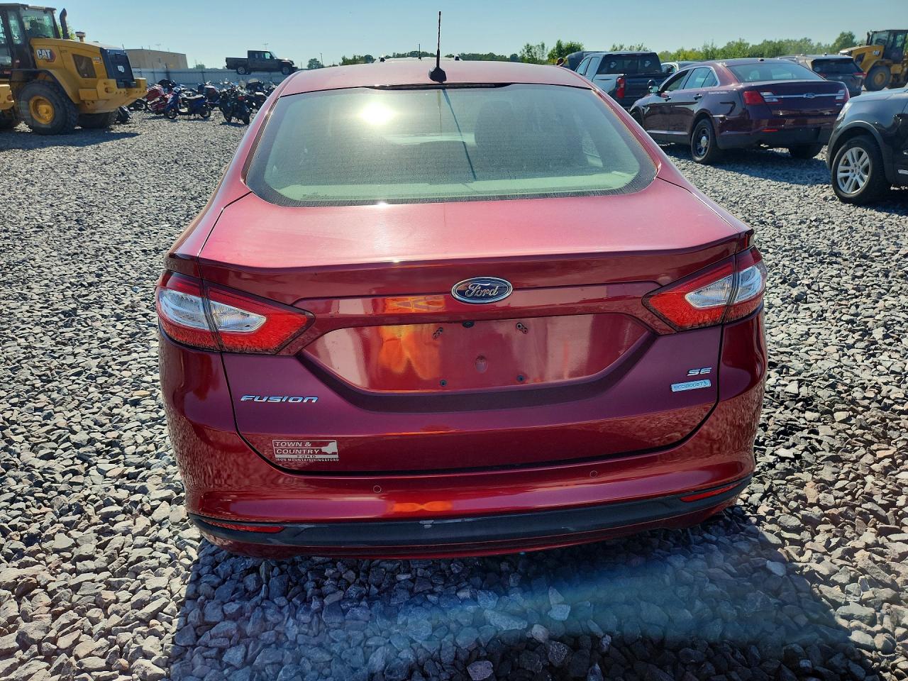 2013 Ford Fusion Se Red vin: 3FA6P0HR9DR266332