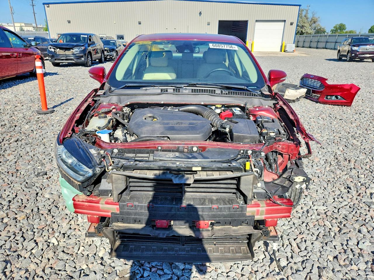 2013 Ford Fusion Se Red vin: 3FA6P0HR9DR266332