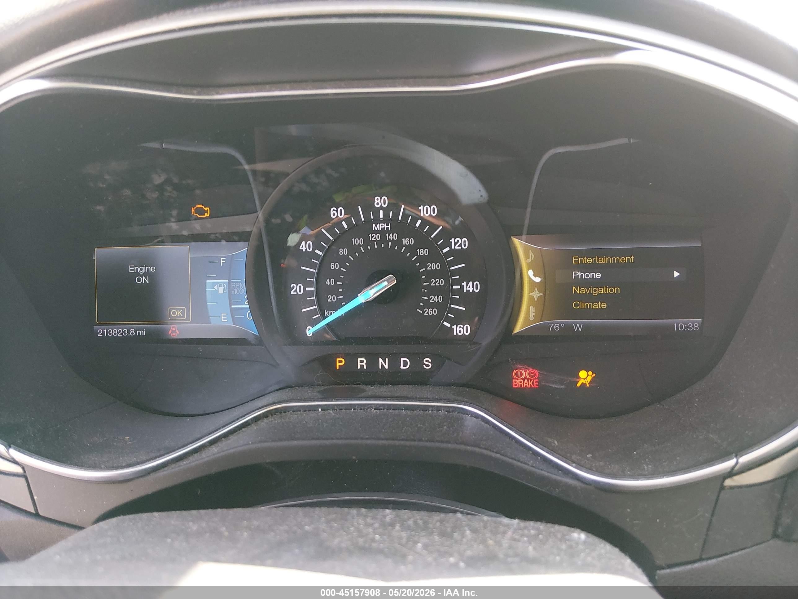 2013 Ford Fusion Se White vin: 3FA6P0HR9DR270123