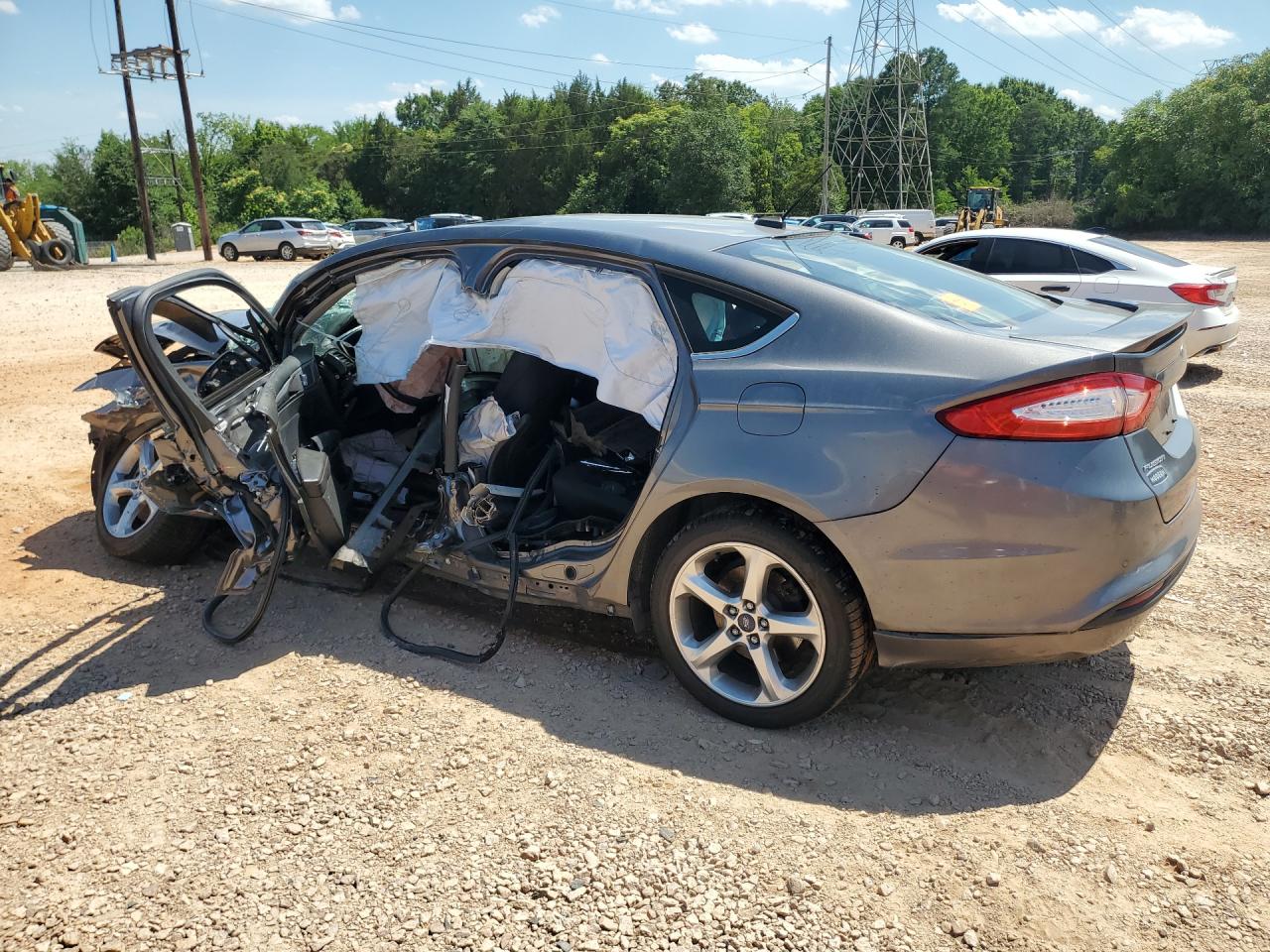 2013 Ford Fusion Se Серый vin: 3FA6P0HR9DR271370