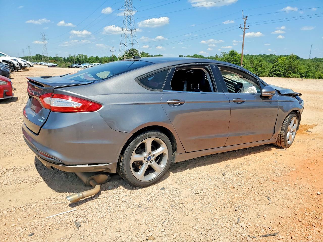 2013 Ford Fusion Se Серый vin: 3FA6P0HR9DR271370