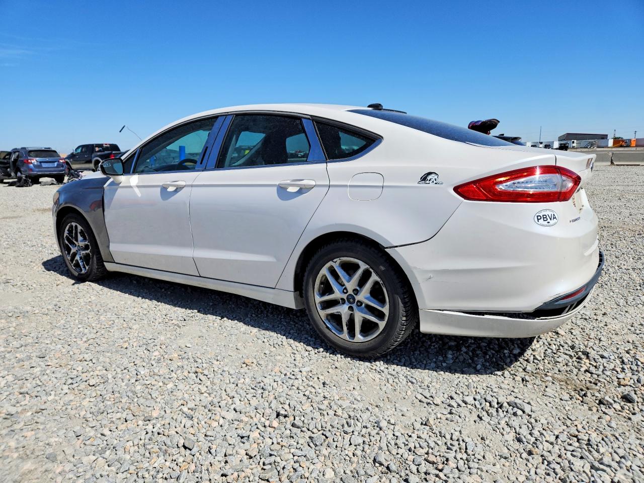 2013 Ford Fusion Se White vin: 3FA6P0HR9DR272714
