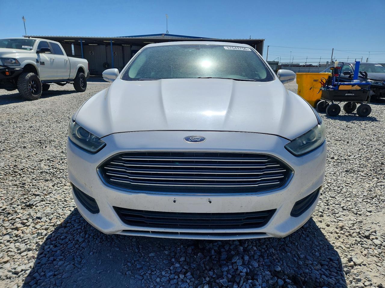 2013 Ford Fusion Se White vin: 3FA6P0HR9DR272714