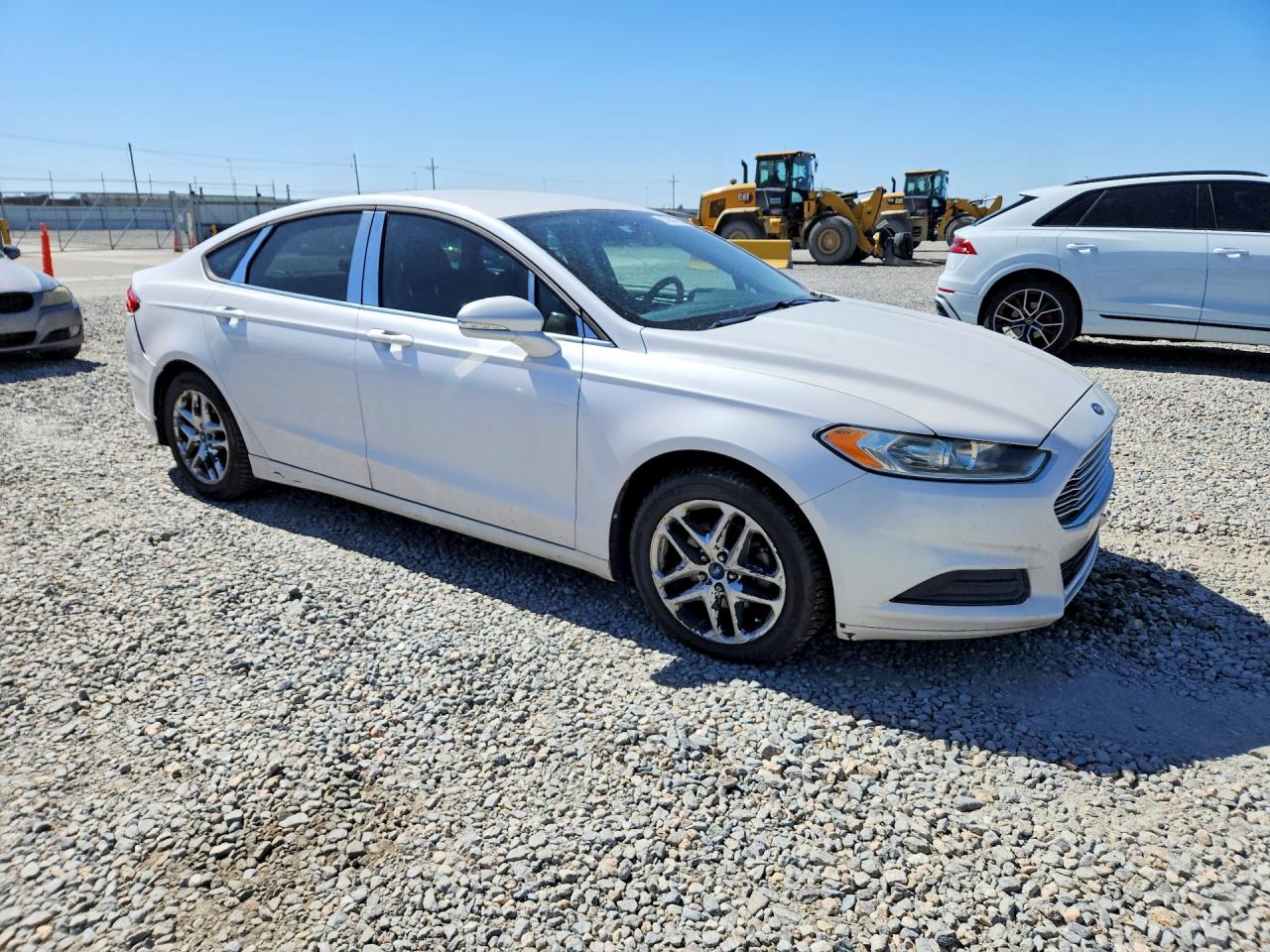 2013 Ford Fusion Se White vin: 3FA6P0HR9DR272714