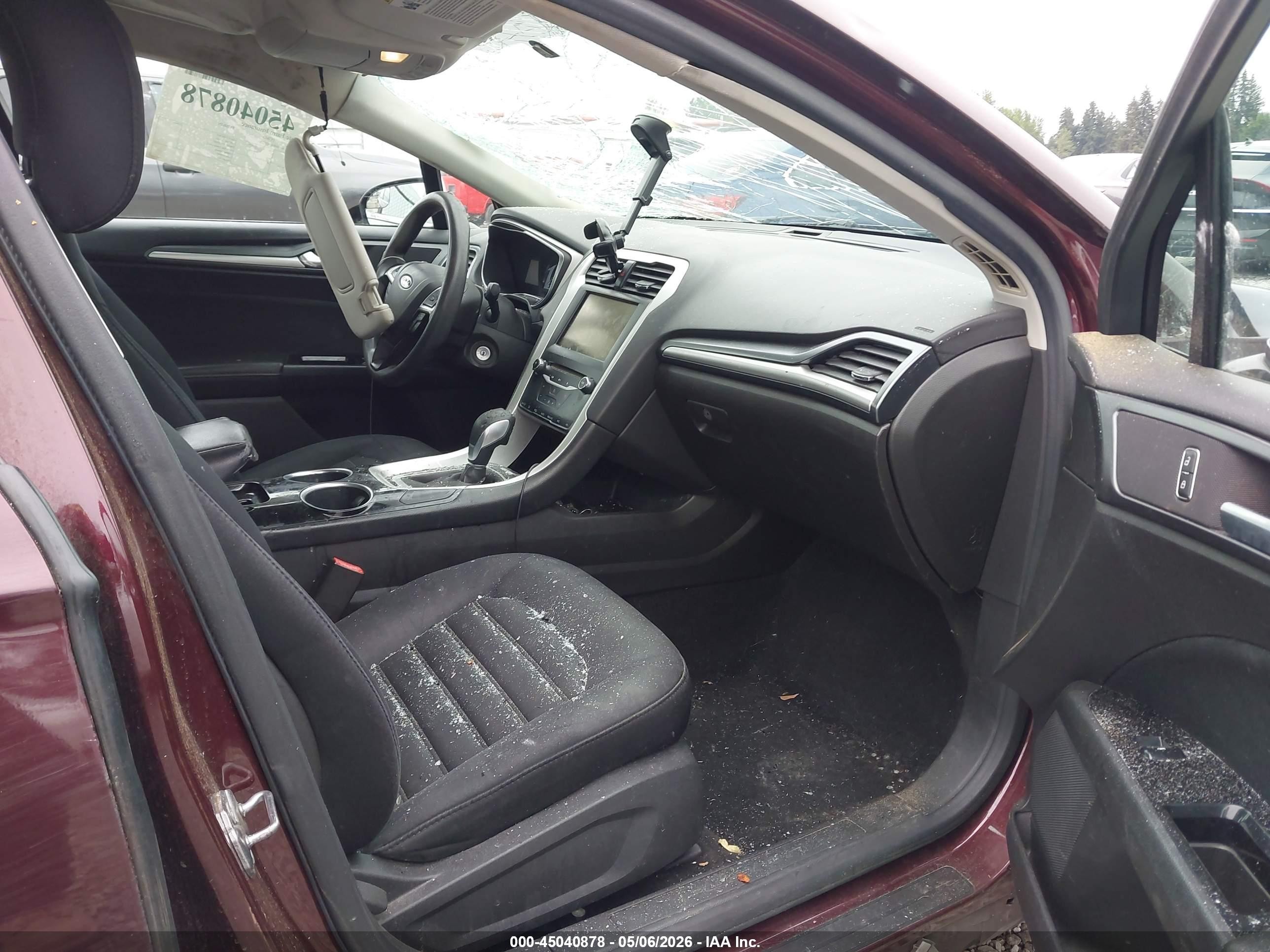 2013 Ford Fusion Se Burgundy vin: 3FA6P0HR9DR292283