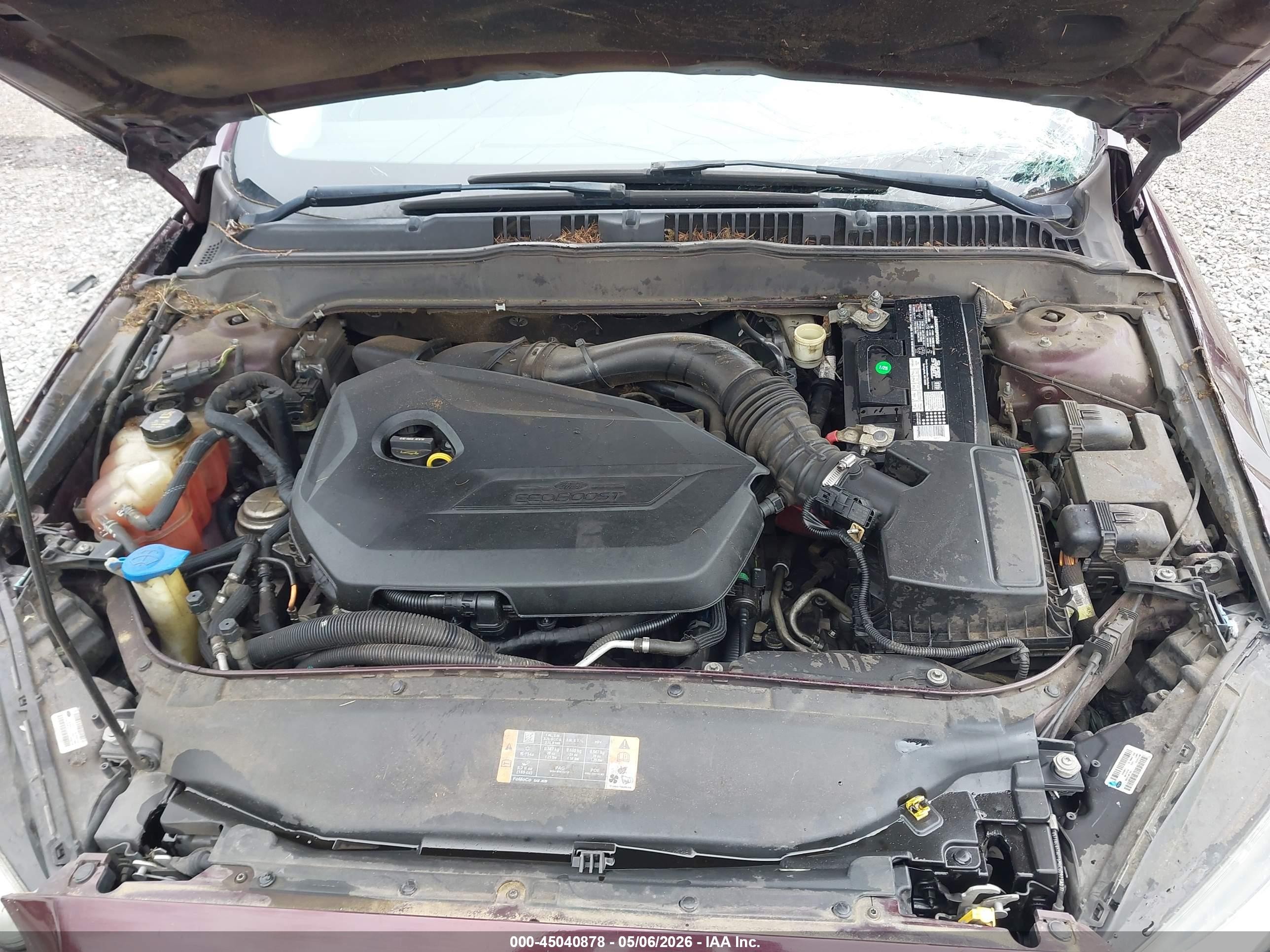 2013 Ford Fusion Se Burgundy vin: 3FA6P0HR9DR292283