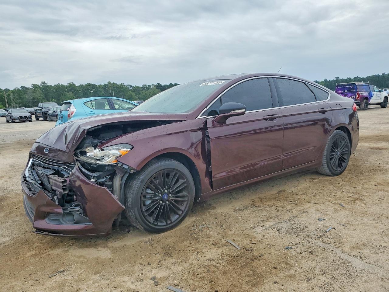 2013 Ford Fusion Se Maroon vin: 3FA6P0HR9DR302228