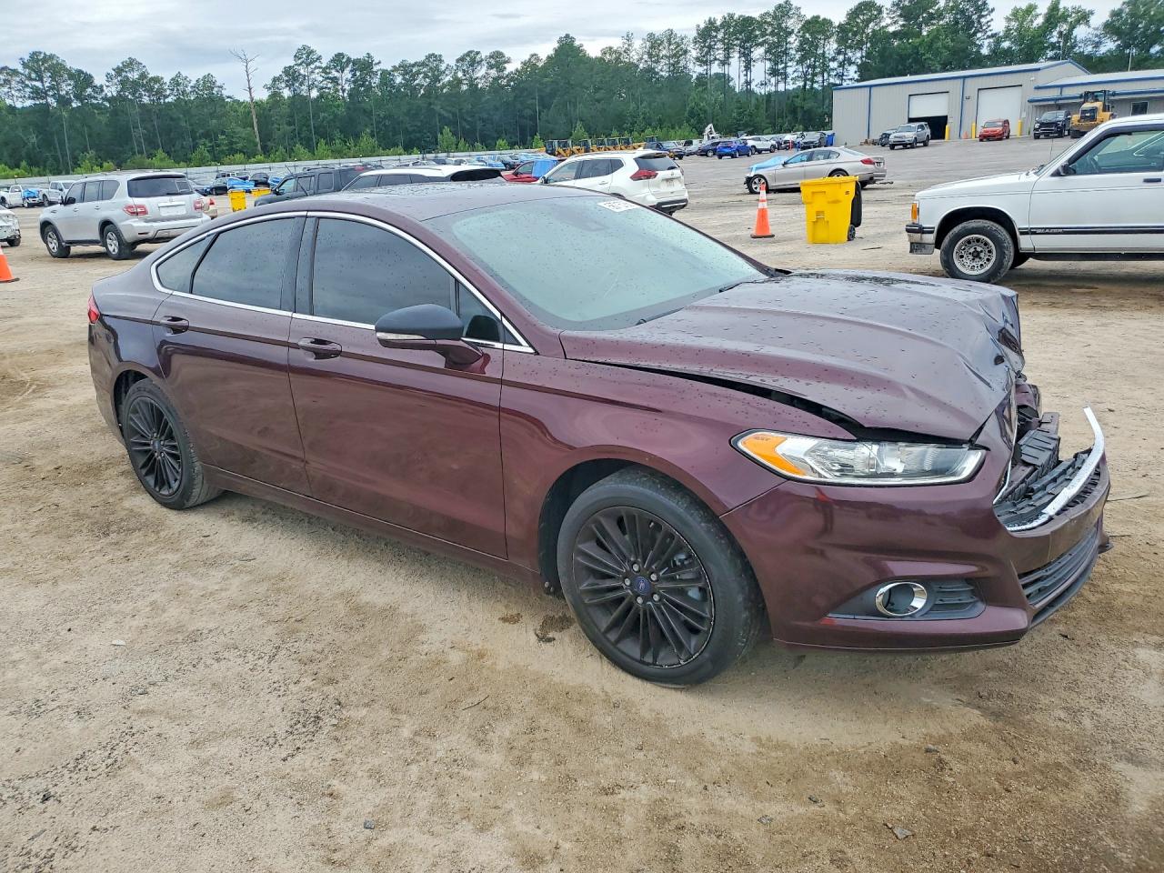 2013 Ford Fusion Se Maroon vin: 3FA6P0HR9DR302228