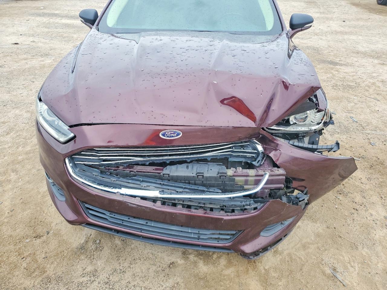 2013 Ford Fusion Se Maroon vin: 3FA6P0HR9DR302228