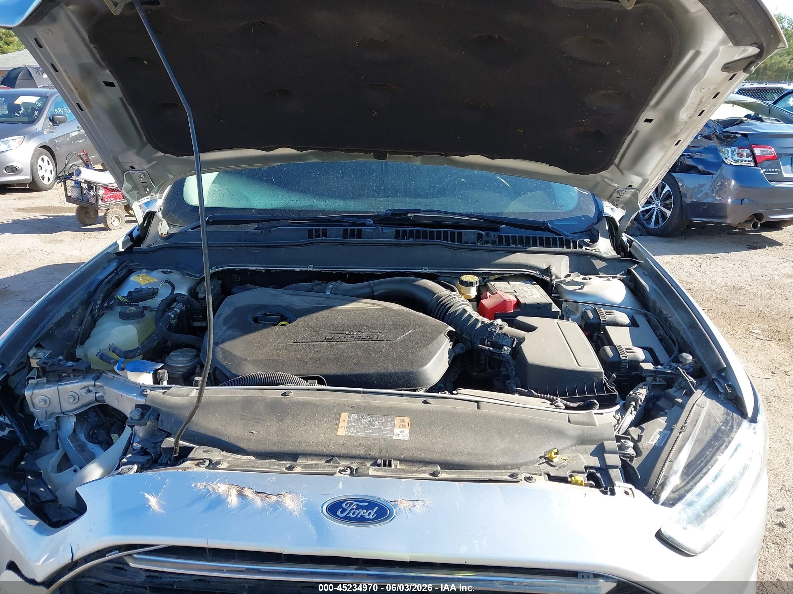 2013 Ford Fusion Se Silver vin: 3FA6P0HR9DR309213