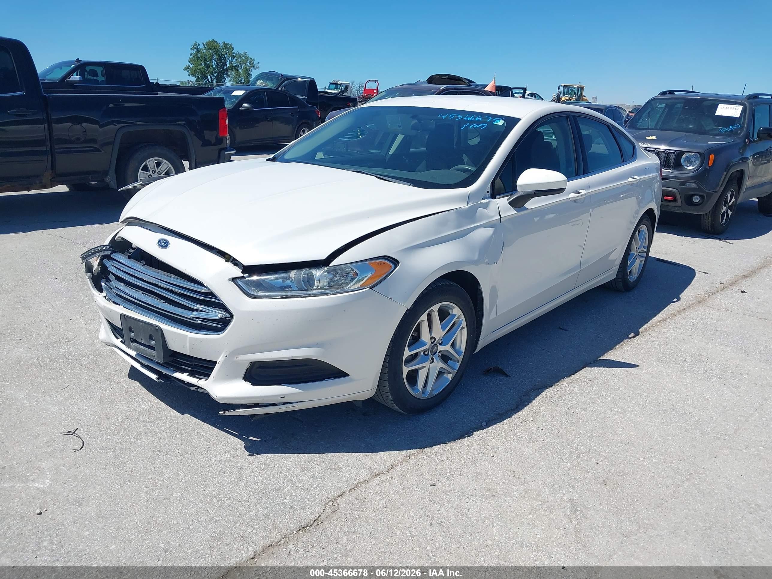 2013 Ford Fusion Se Белый vin: 3FA6P0HR9DR323886