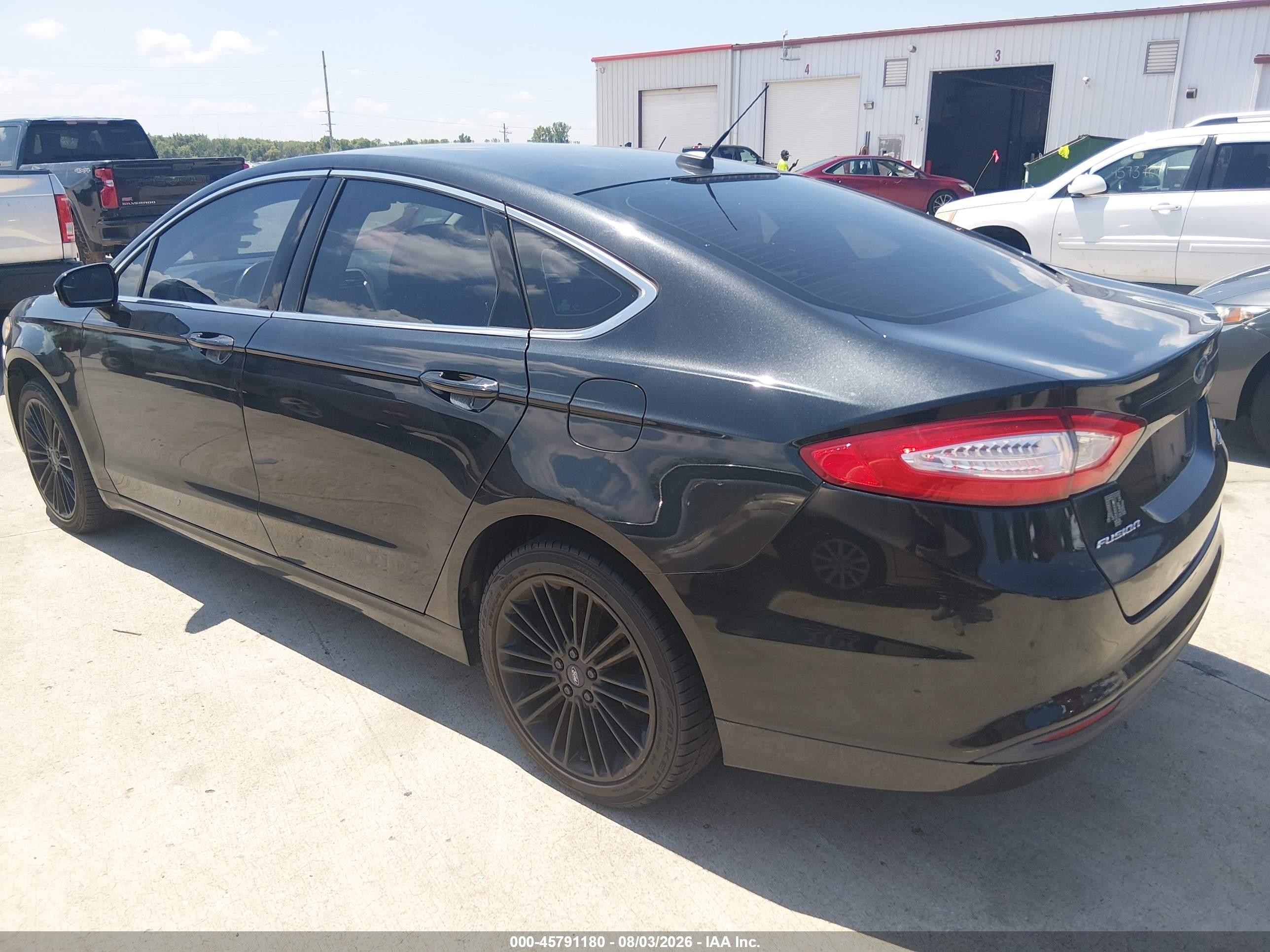 2013 Ford Fusion Se Black vin: 3FA6P0HR9DR330918