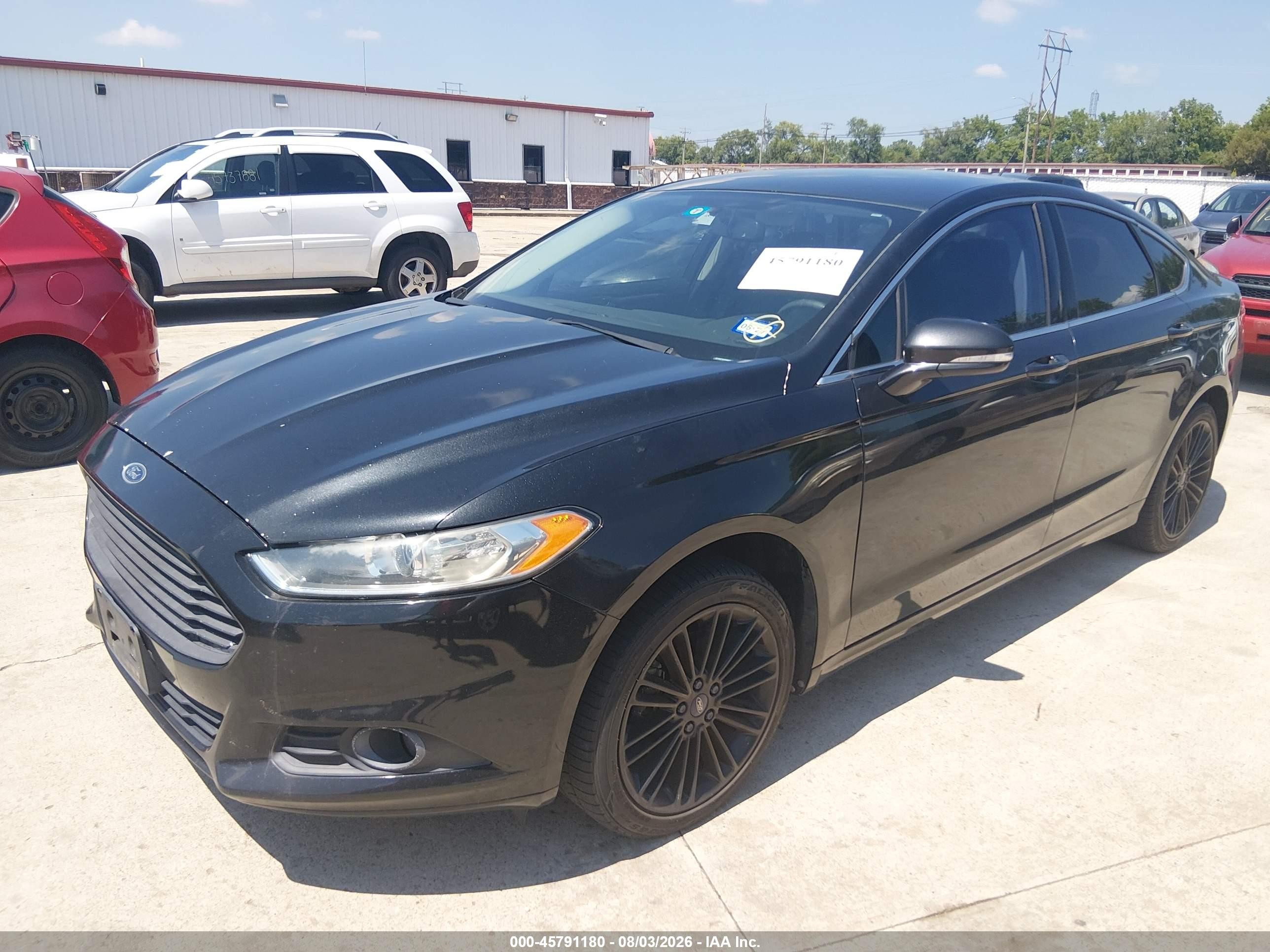 2013 Ford Fusion Se Black vin: 3FA6P0HR9DR330918