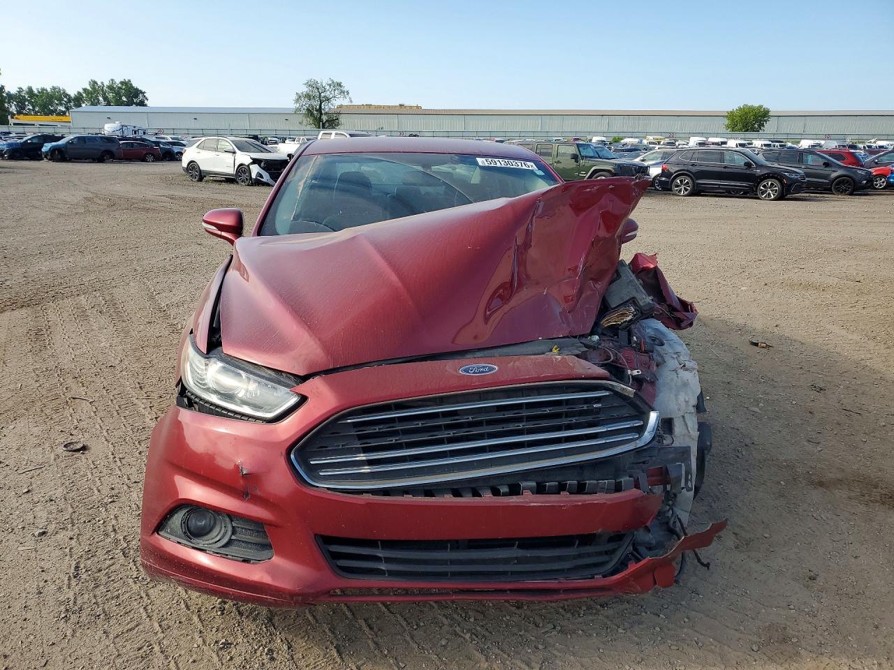 2013 Ford Fusion Se Red vin: 3FA6P0HR9DR342163