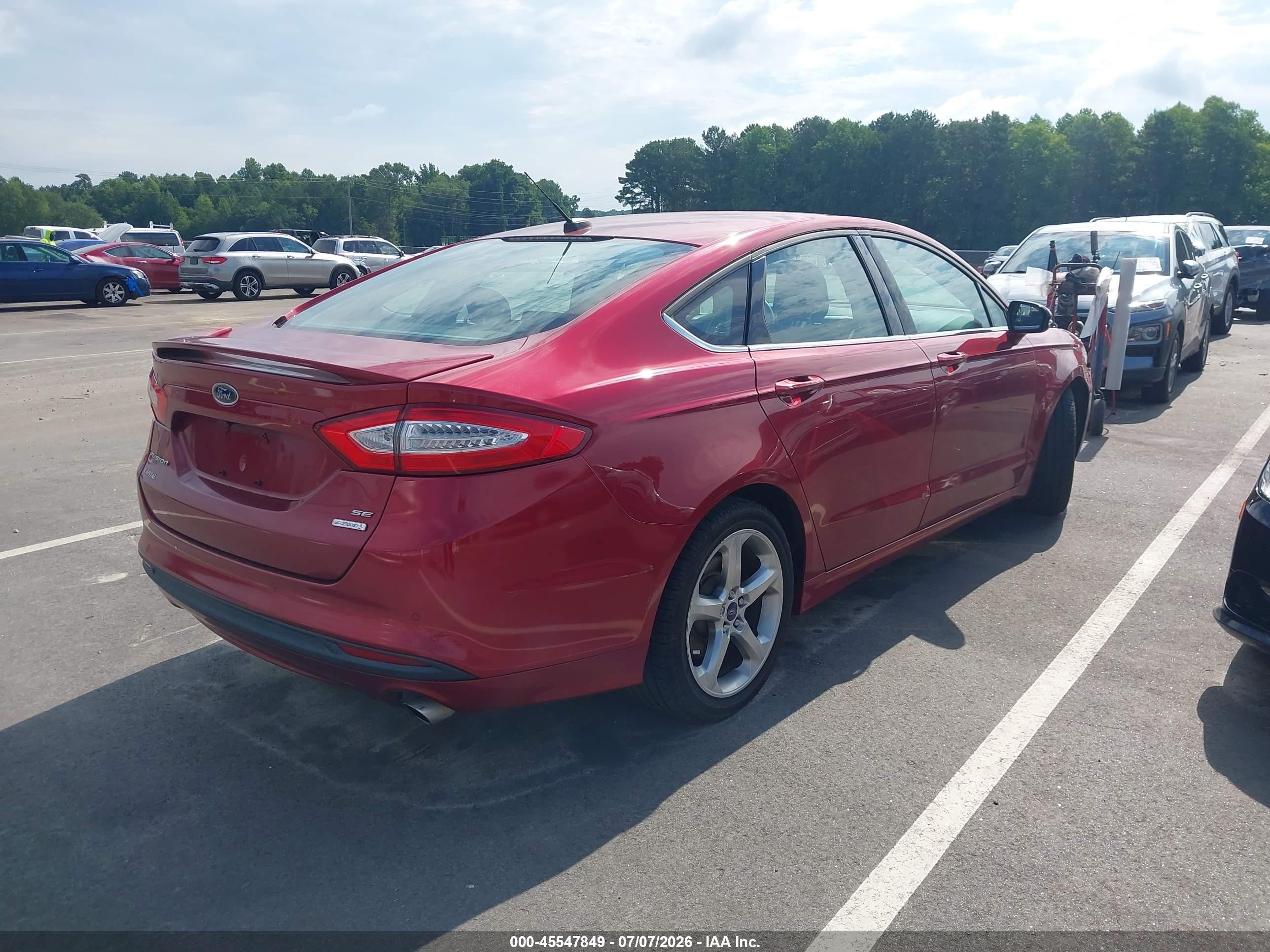 2013 Ford Fusion Se Красный vin: 3FA6P0HR9DR375387