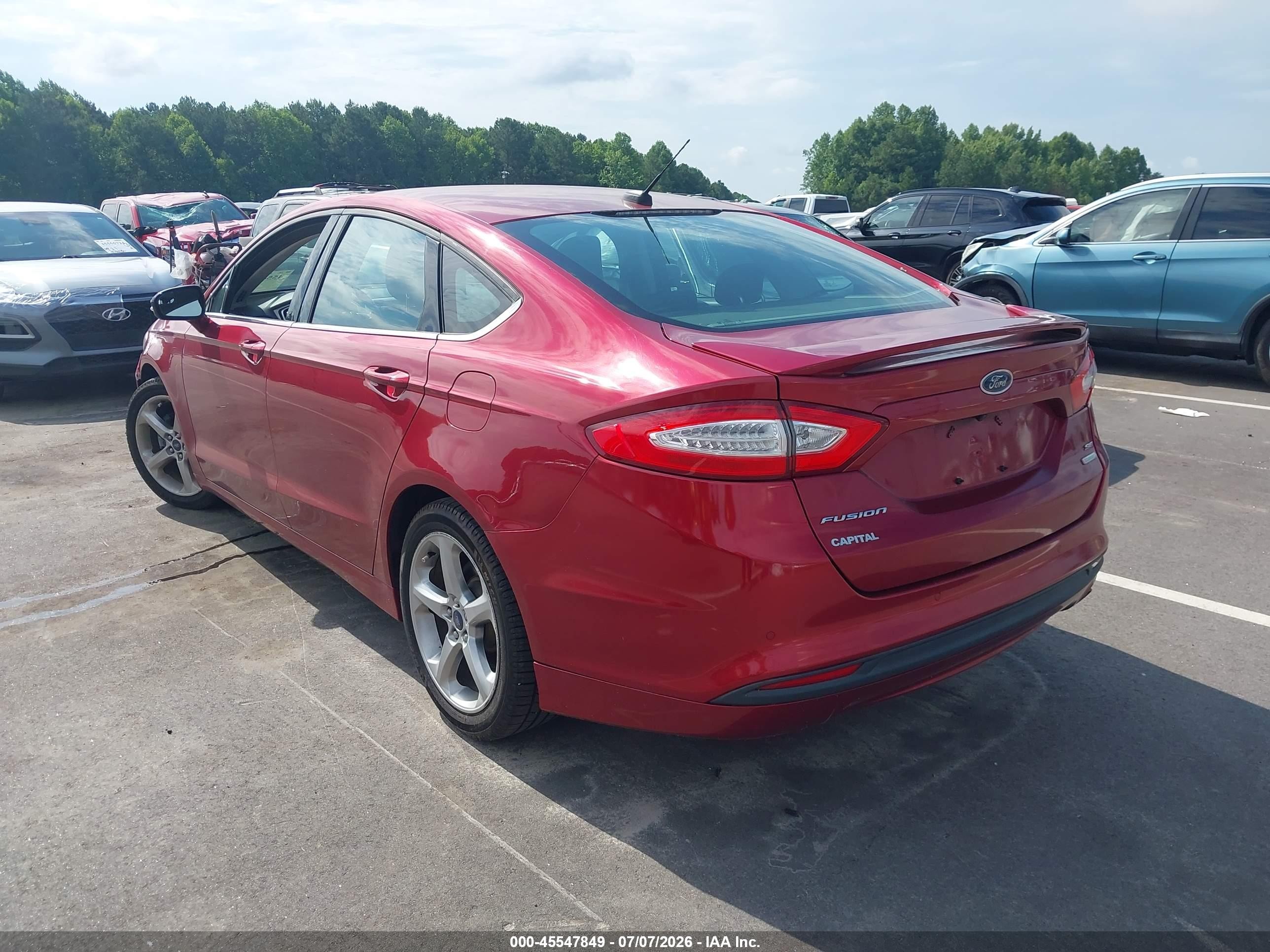 2013 Ford Fusion Se Красный vin: 3FA6P0HR9DR375387