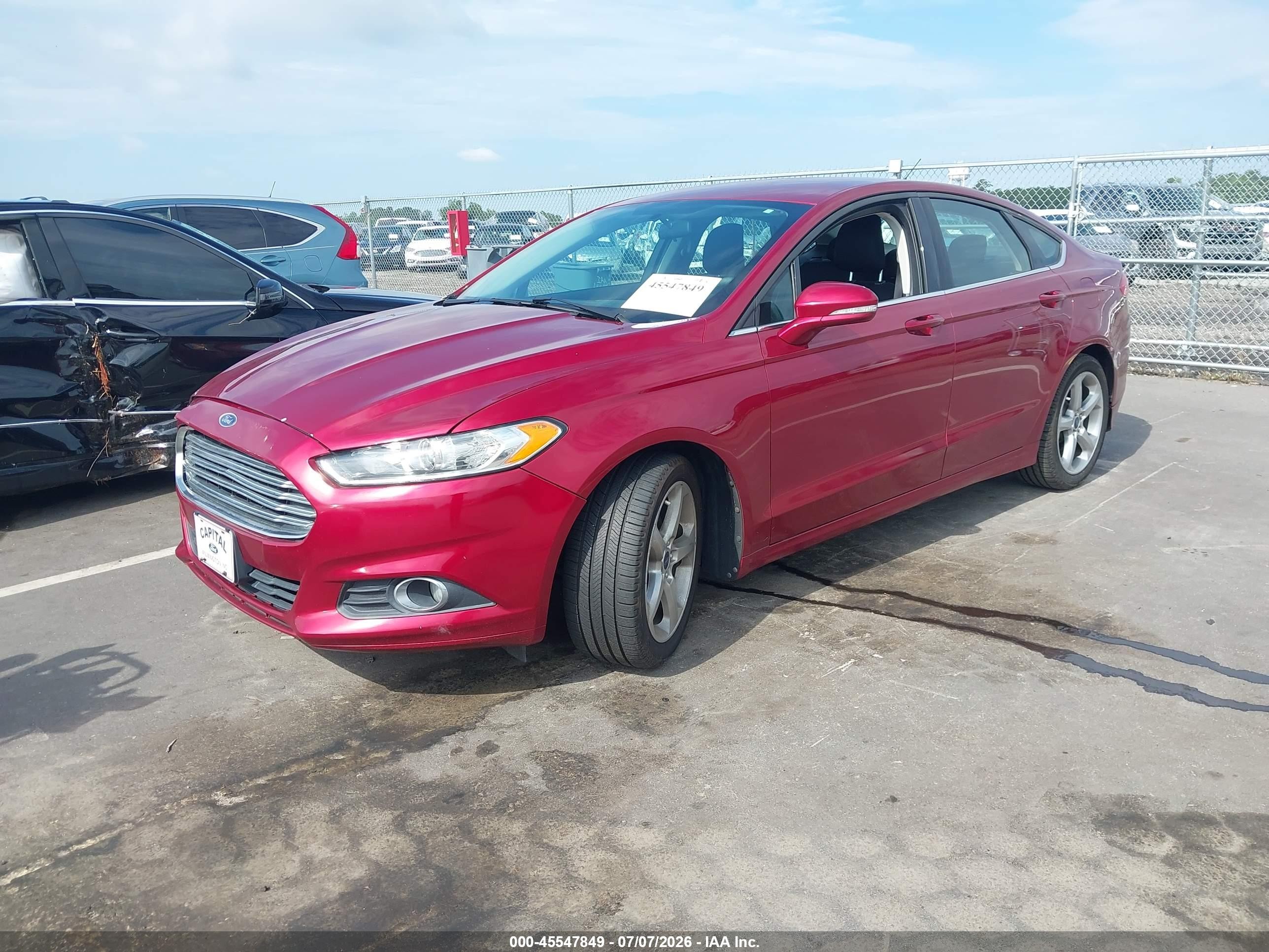 2013 Ford Fusion Se Красный vin: 3FA6P0HR9DR375387