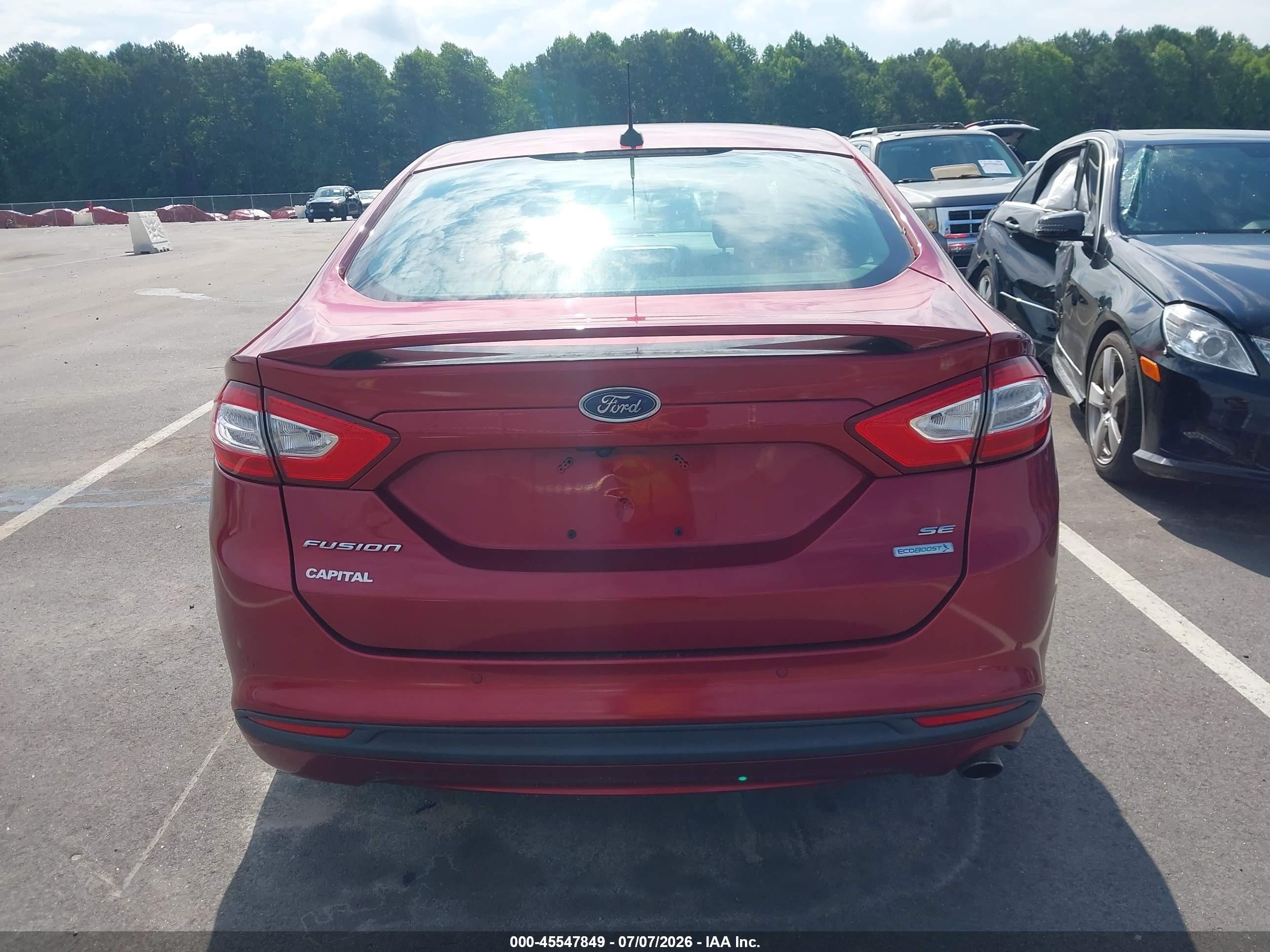 2013 Ford Fusion Se Красный vin: 3FA6P0HR9DR375387