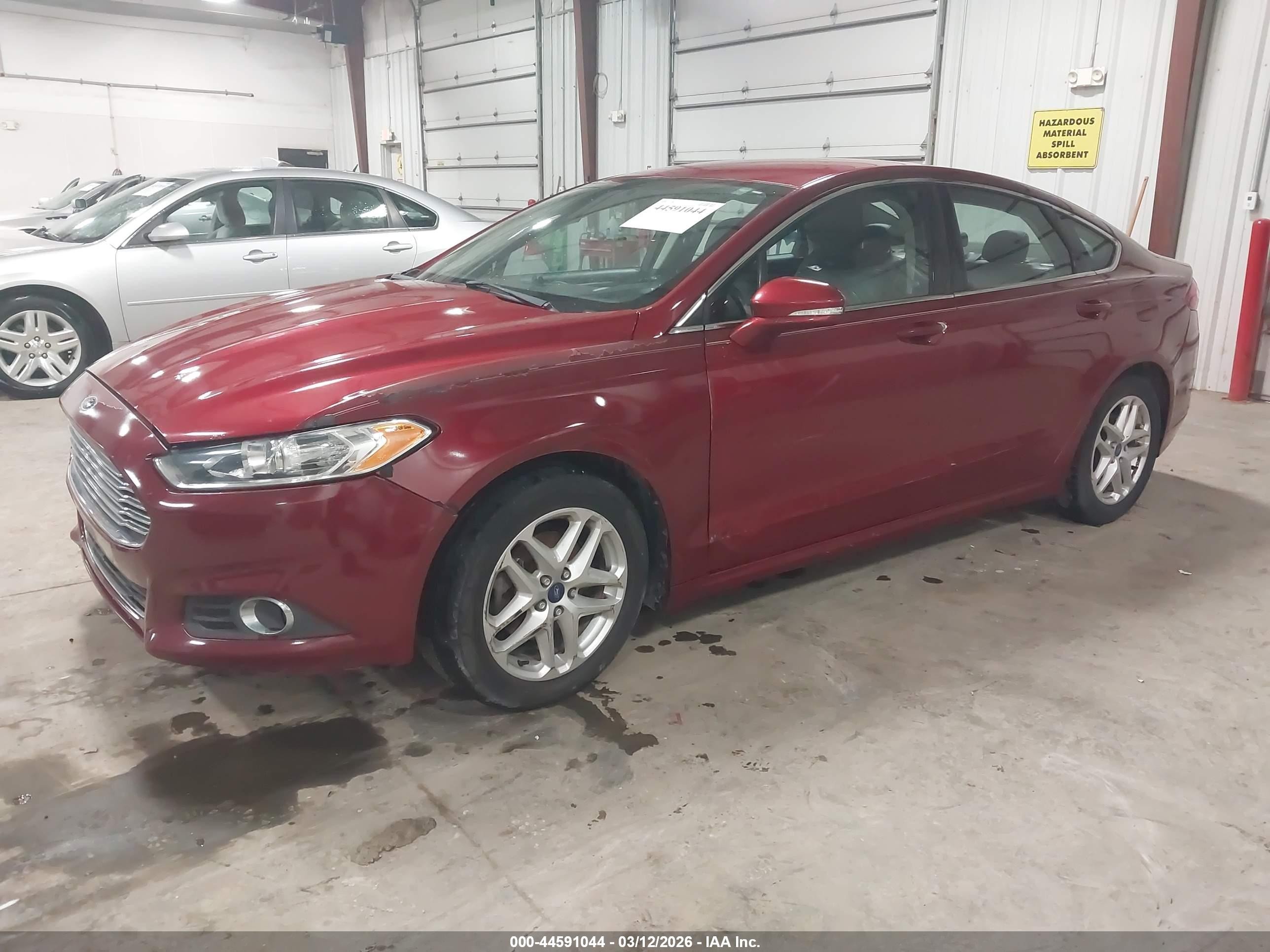2013 Ford Fusion Se Red vin: 3FA6P0HR9DR379004