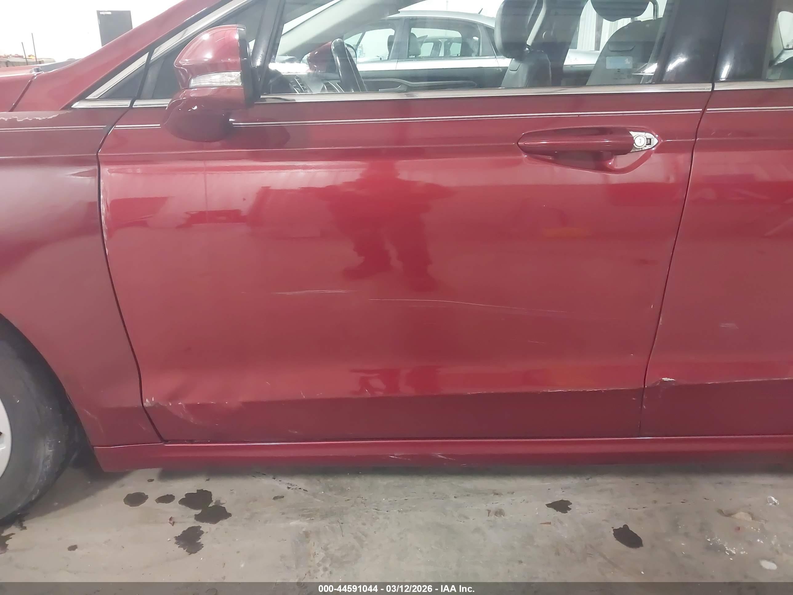 2013 Ford Fusion Se Red vin: 3FA6P0HR9DR379004