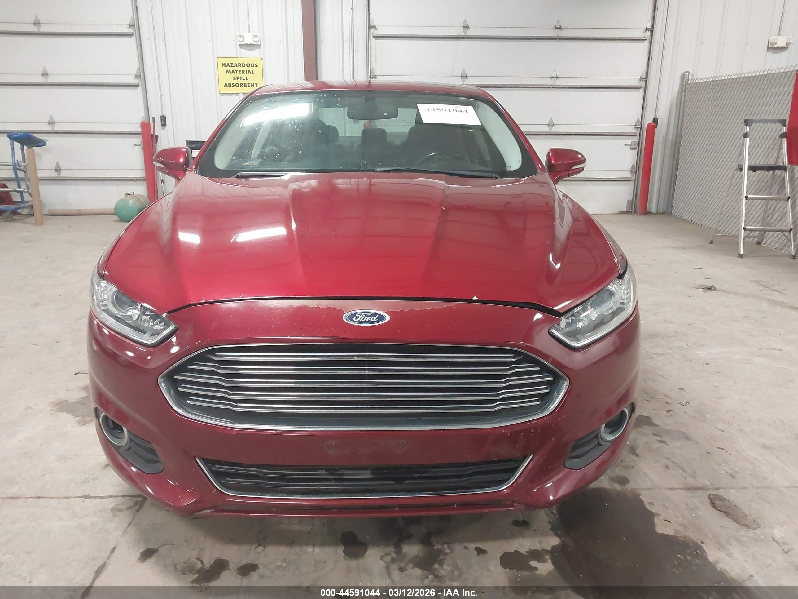 2013 Ford Fusion Se Red vin: 3FA6P0HR9DR379004