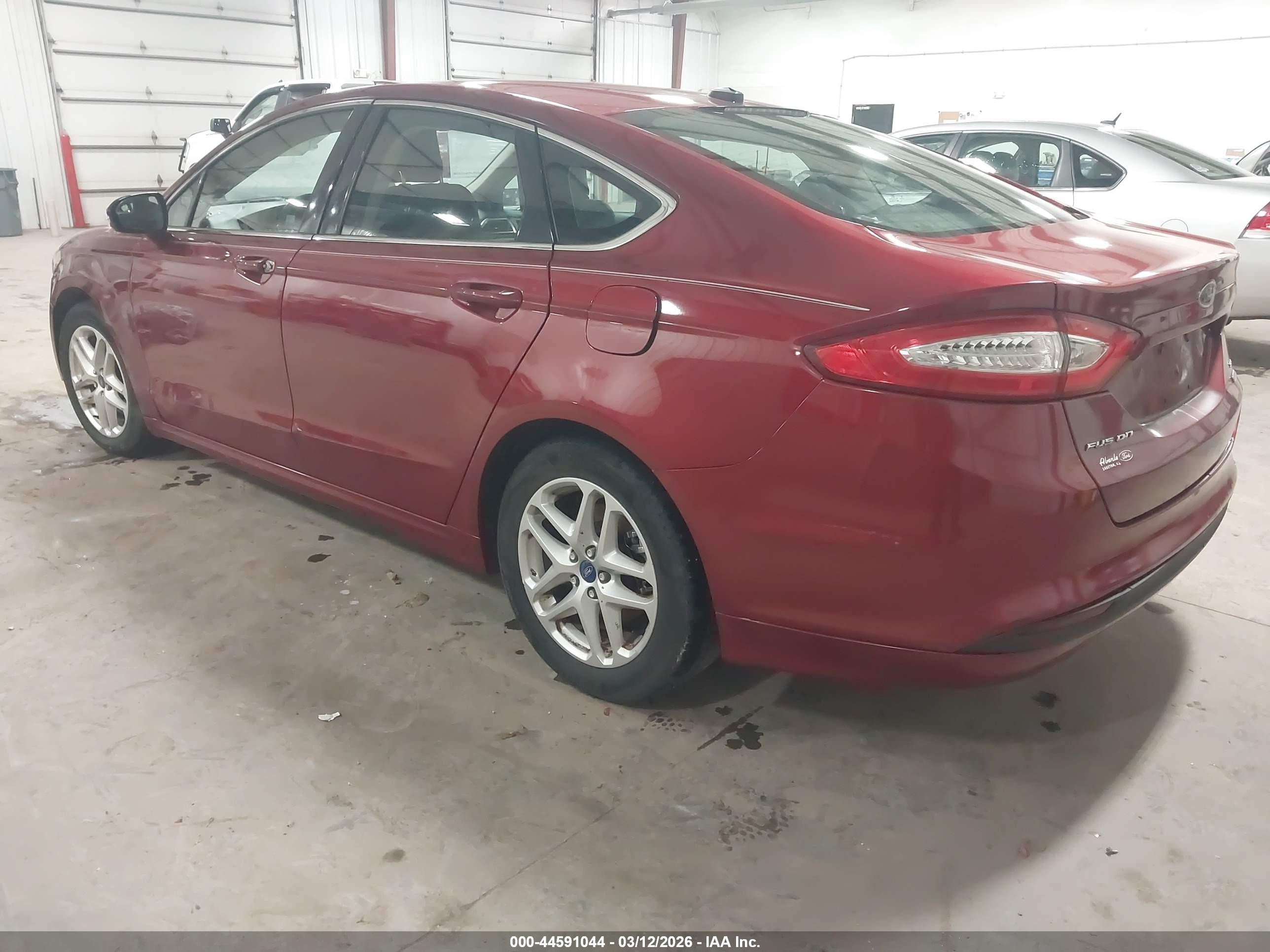 2013 Ford Fusion Se Red vin: 3FA6P0HR9DR379004